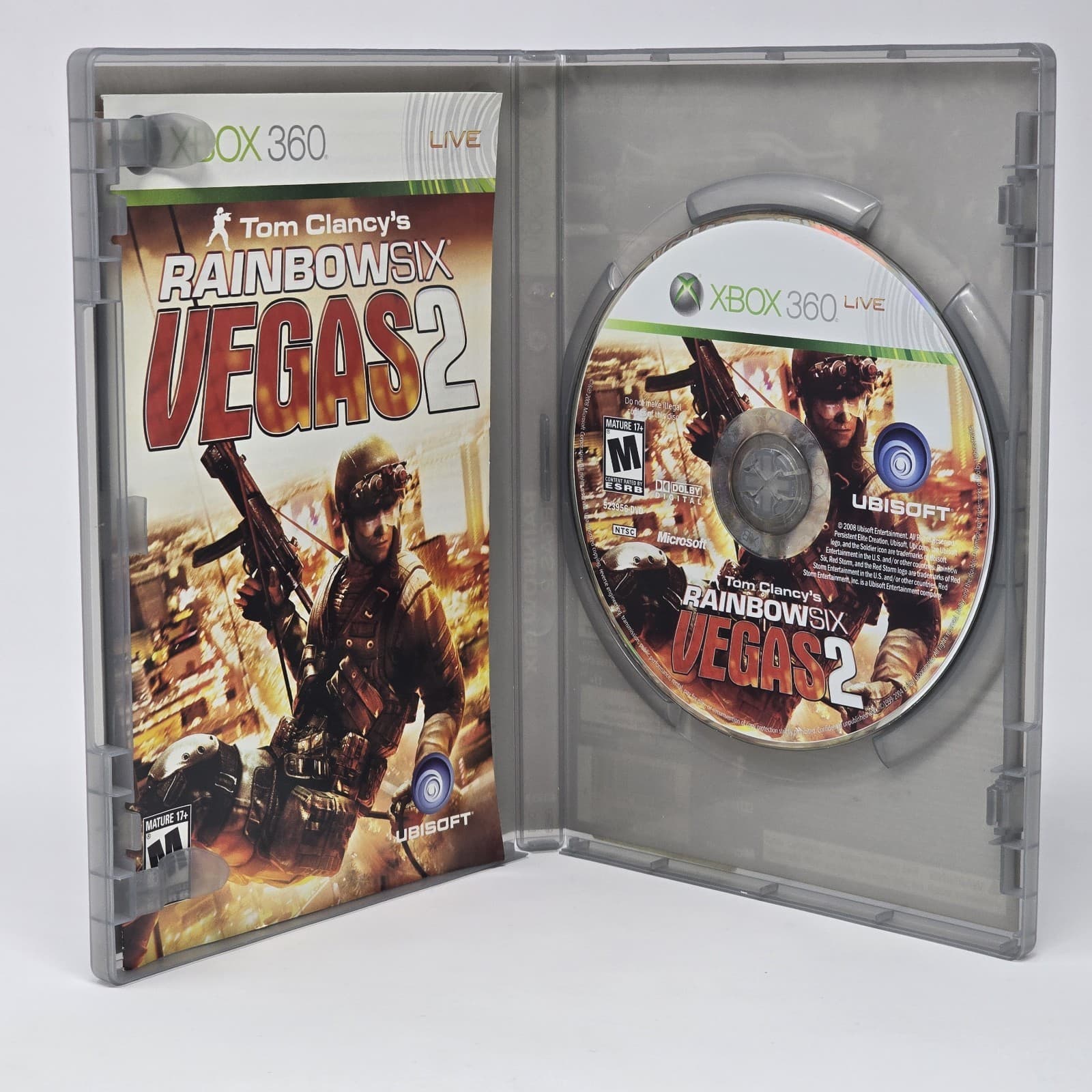 Rainbow Six: Vegas 2 (Xbox 360) Platinum Hits CIB COMPLETE & TESTED - Thumbnail 2