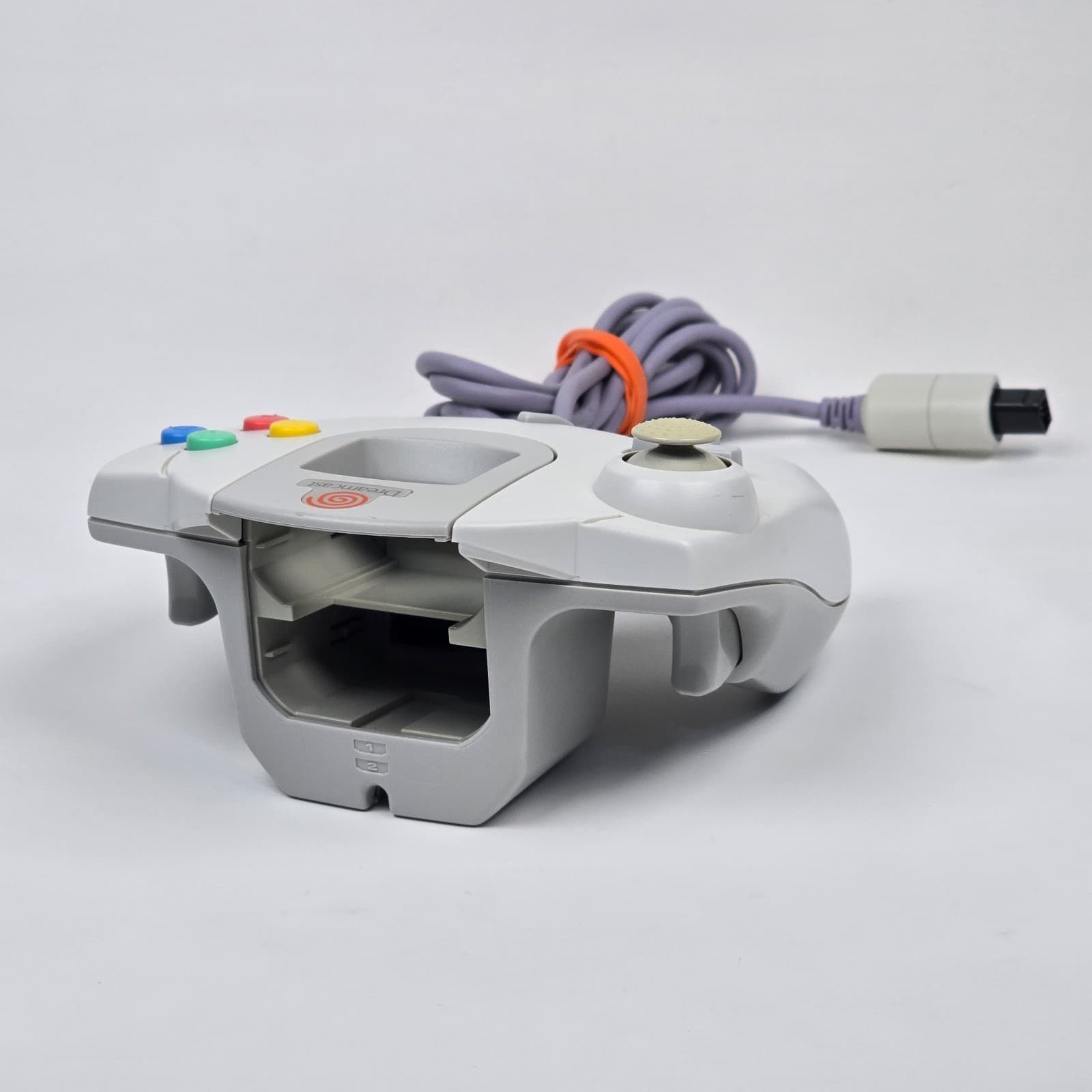 Sega Dreamcast OEM Official White Controller (HKT-7700) CLEANED & TESTED - Thumbnail 2