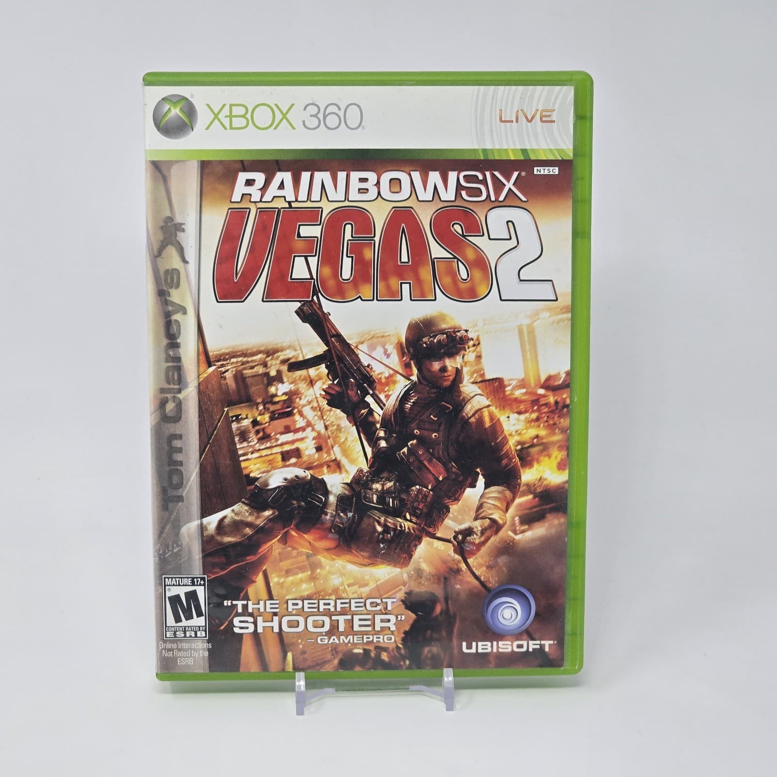 Rainbow Six: Vegas 2 (Xbox 360) White Label CIB COMPLETE & TESTED