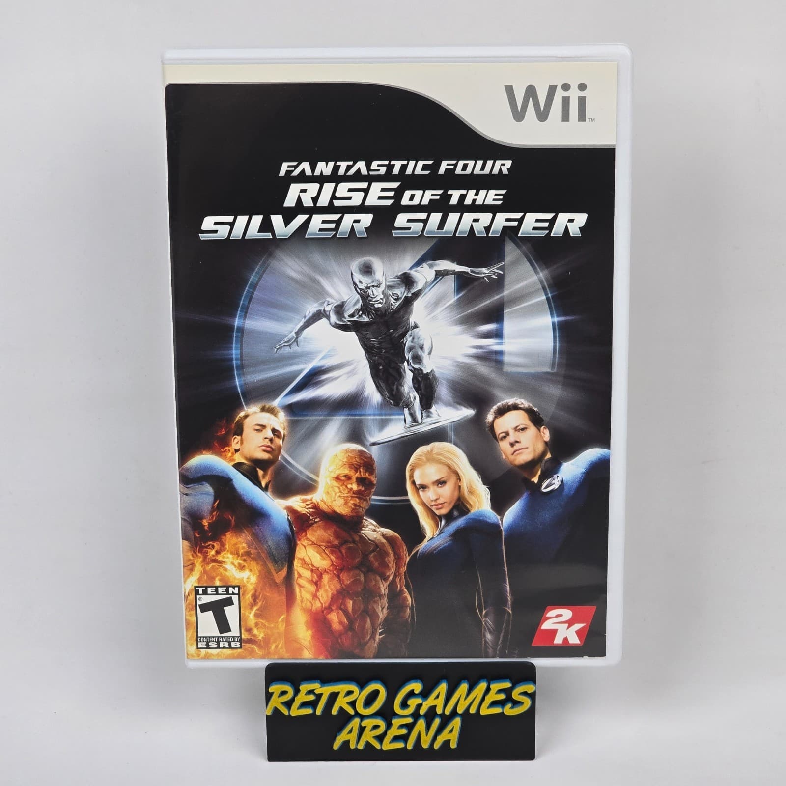 Fantastic Four 4: Rise of the Silver Surfer (Nintendo Wii) CIB COMPLETE