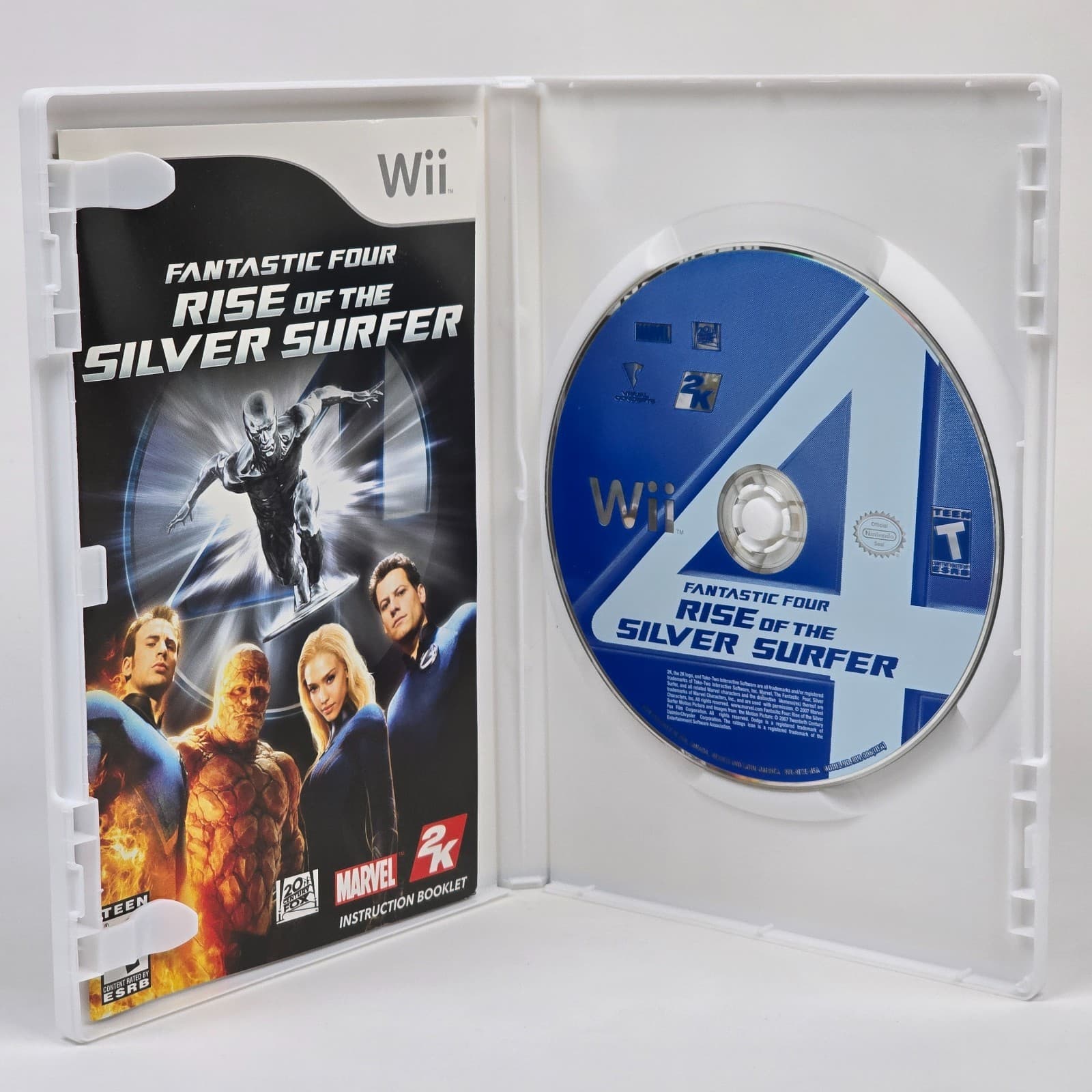 Fantastic Four 4: Rise of the Silver Surfer (Nintendo Wii) CIB COMPLETE - Thumbnail 2