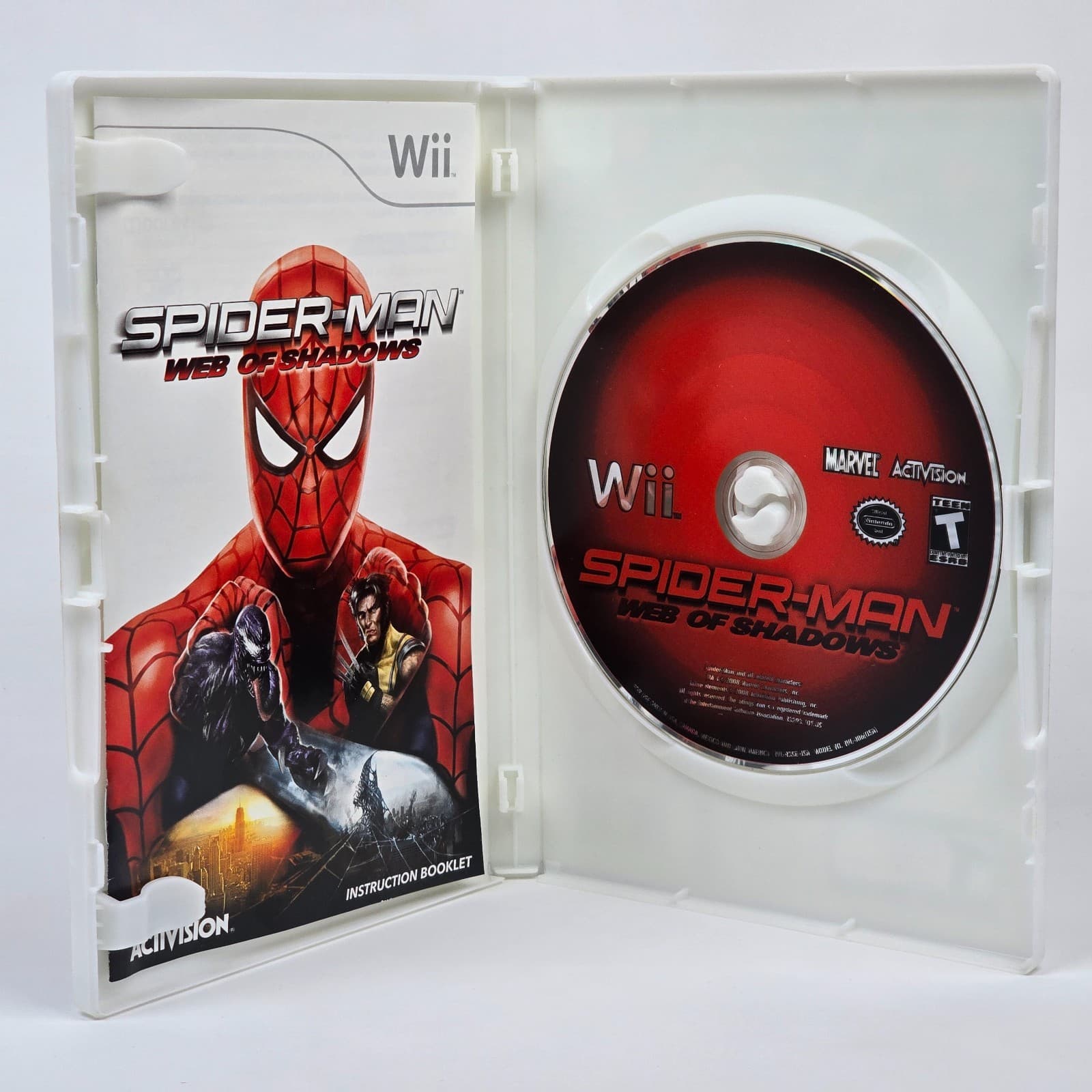 Spider-Man: Web of Shadows (Nintendo Wii) CIB COMPLETE - Thumbnail 2