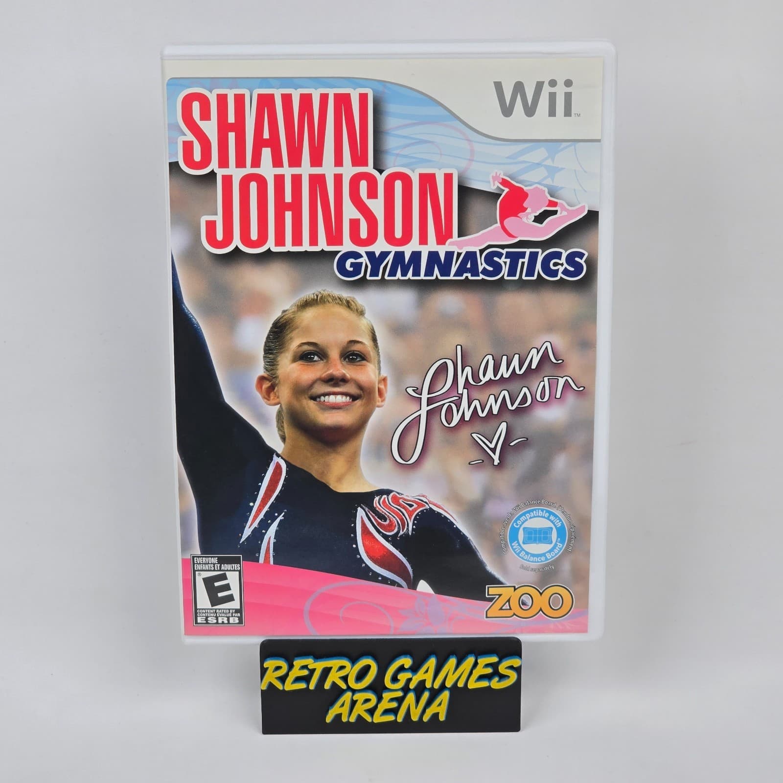 Shawn Johnson Gymnastics (Nintendo Wii) CIB COMPLETE