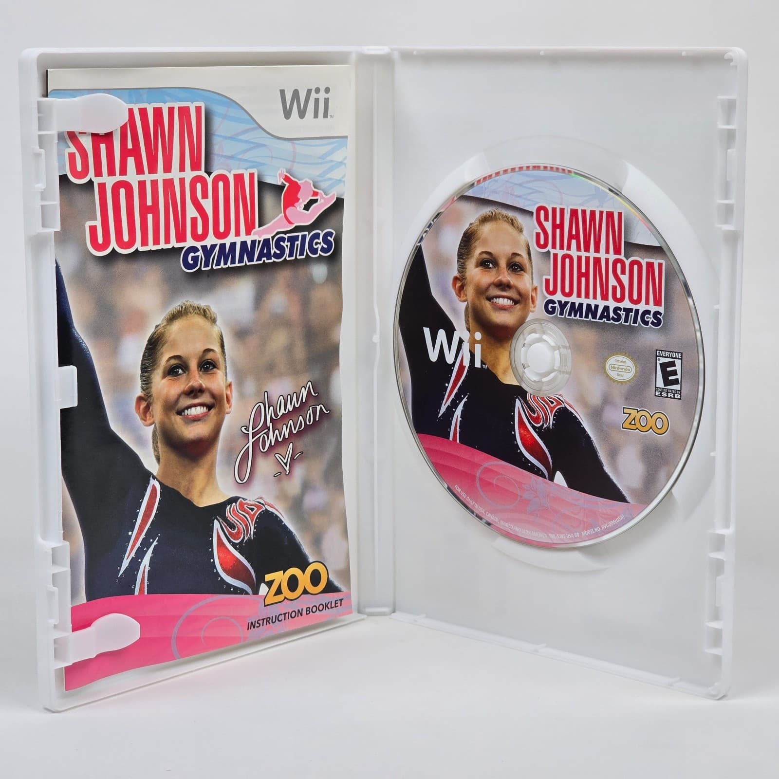 Shawn Johnson Gymnastics (Nintendo Wii) CIB COMPLETE - Thumbnail 2