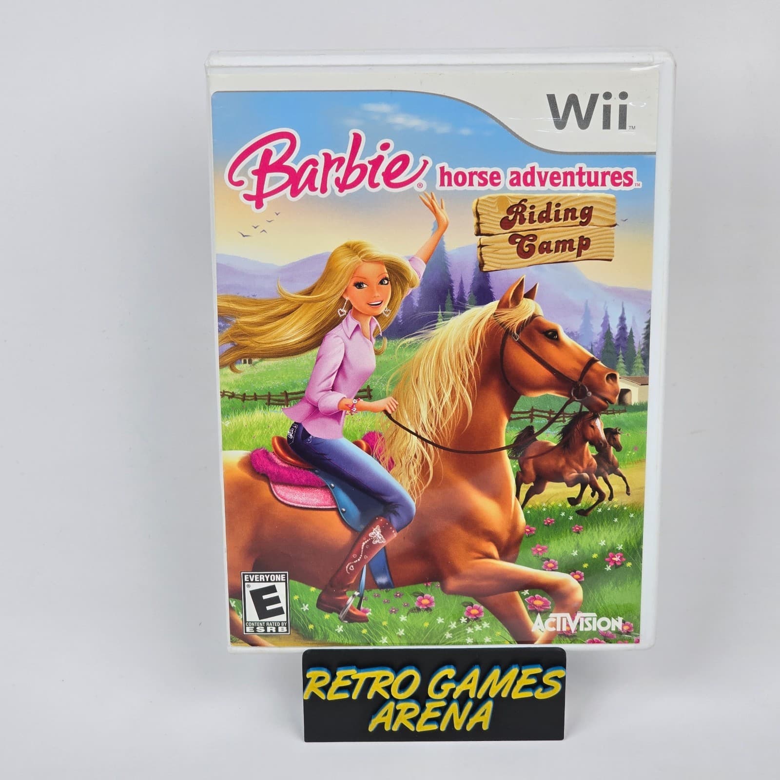 Barbie Horse Adventures: Riding Camp (Nintendo Wii) Case & Disc