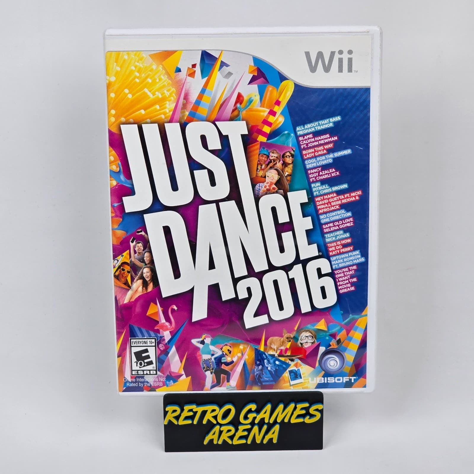 Just Dance 2016 (Nintendo Wii) Case & Disc
