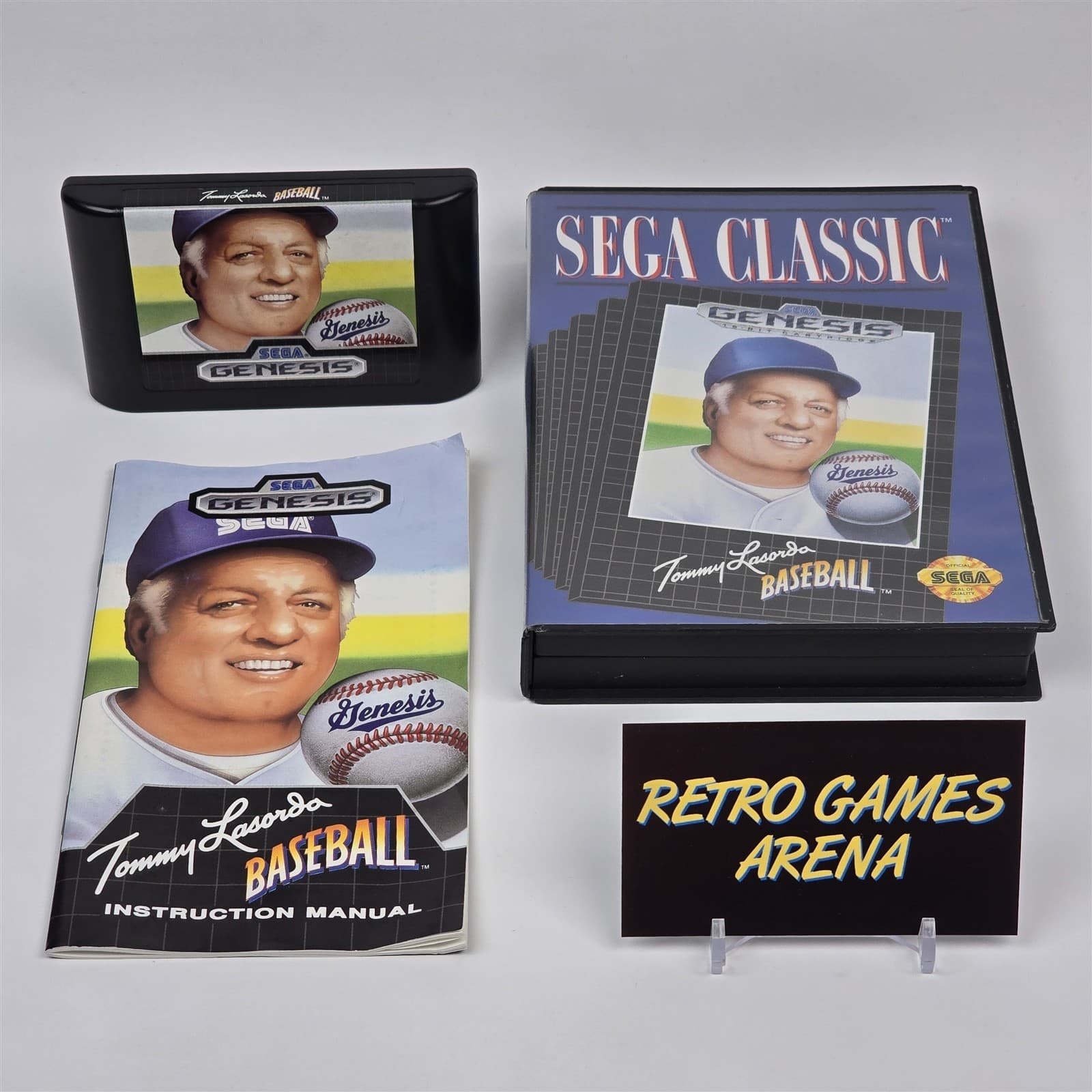Tommy Lasorda Baseball (Sega Genesis) Classic CIB COMPLETE