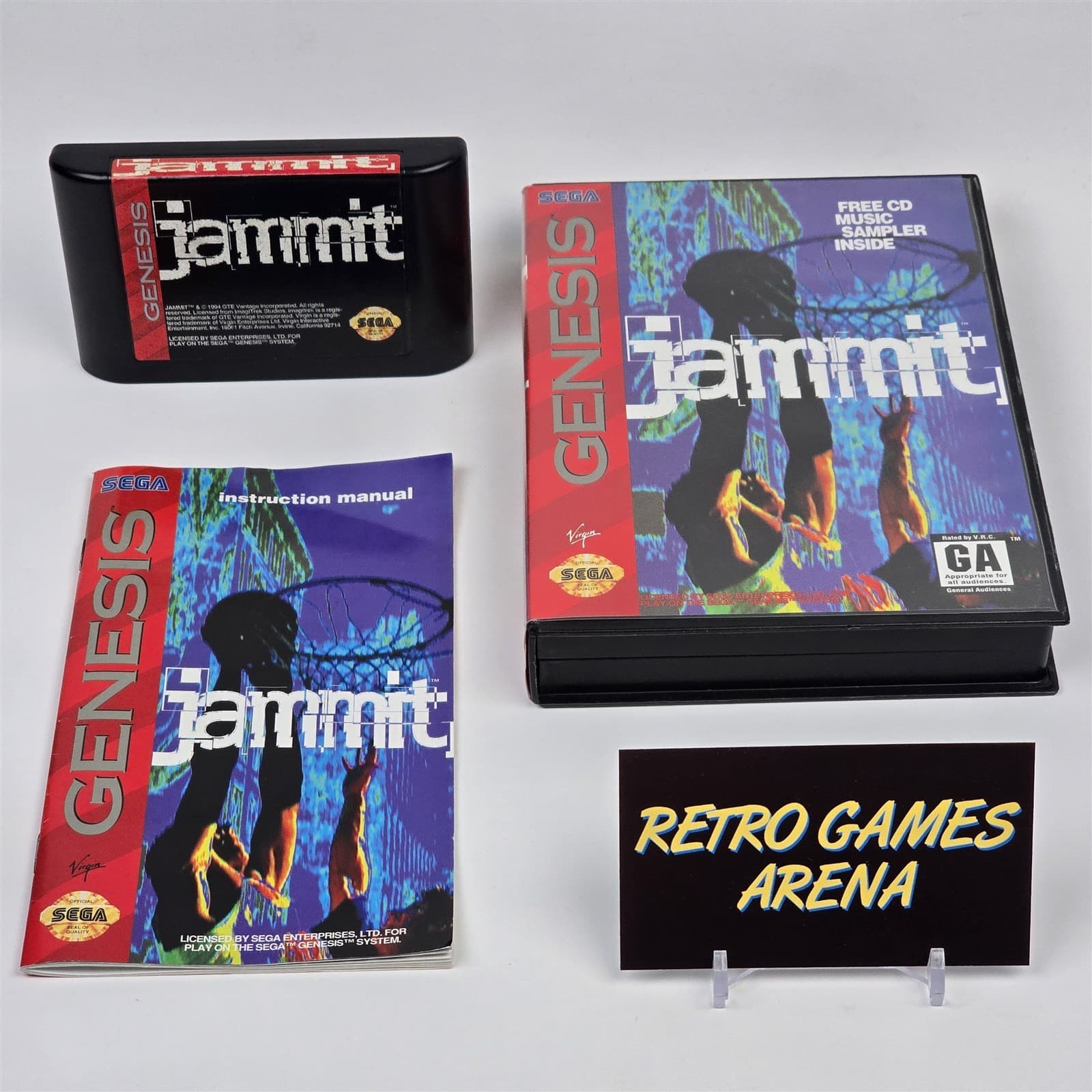Jammit (Sega Genesis) CIB COMPLETE