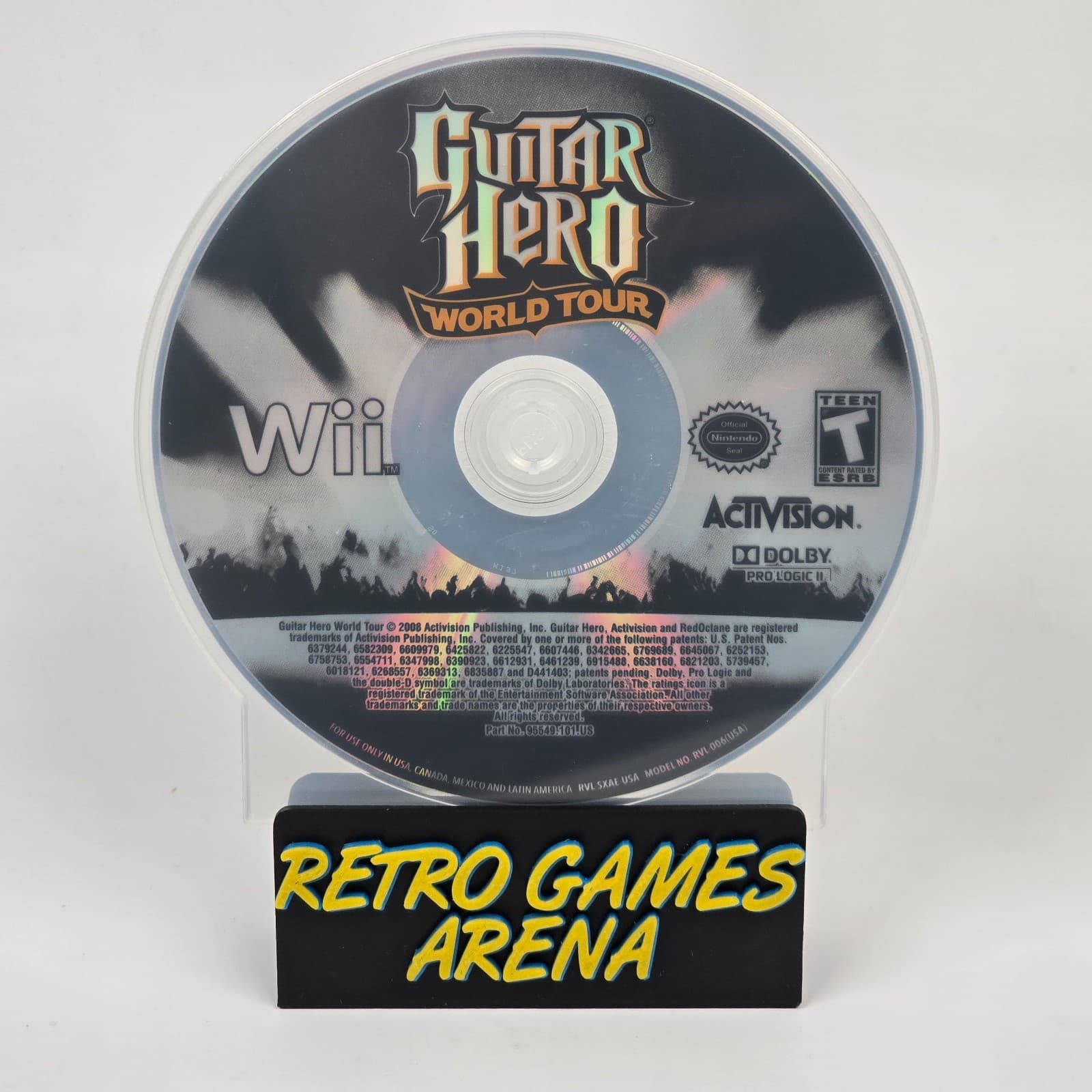 Guitar Hero: World Tour (Nintendo Wii) Disc