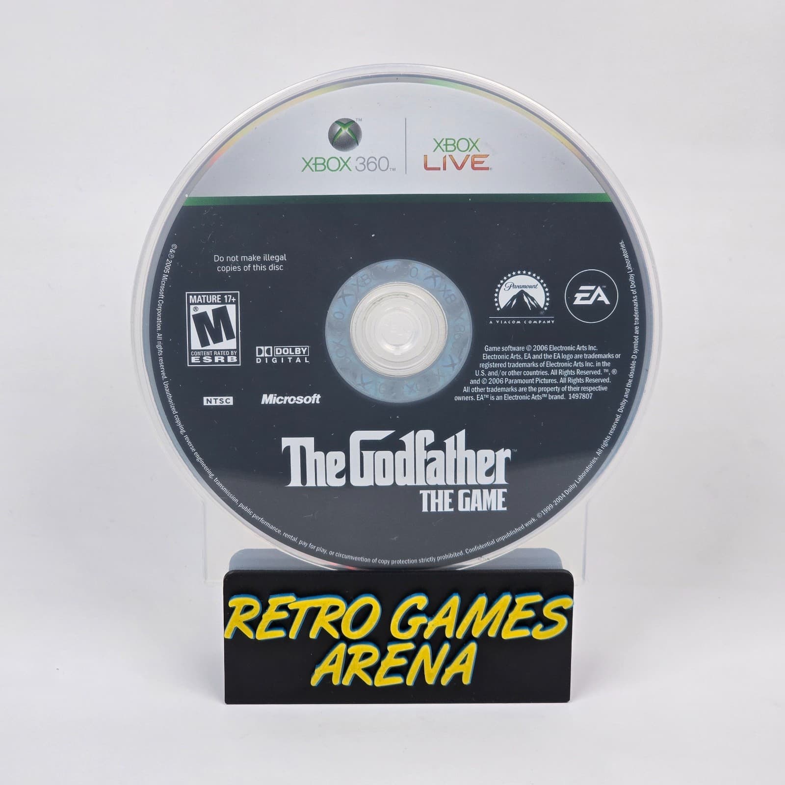 The Godfather: The Game (Xbox 360) Disc