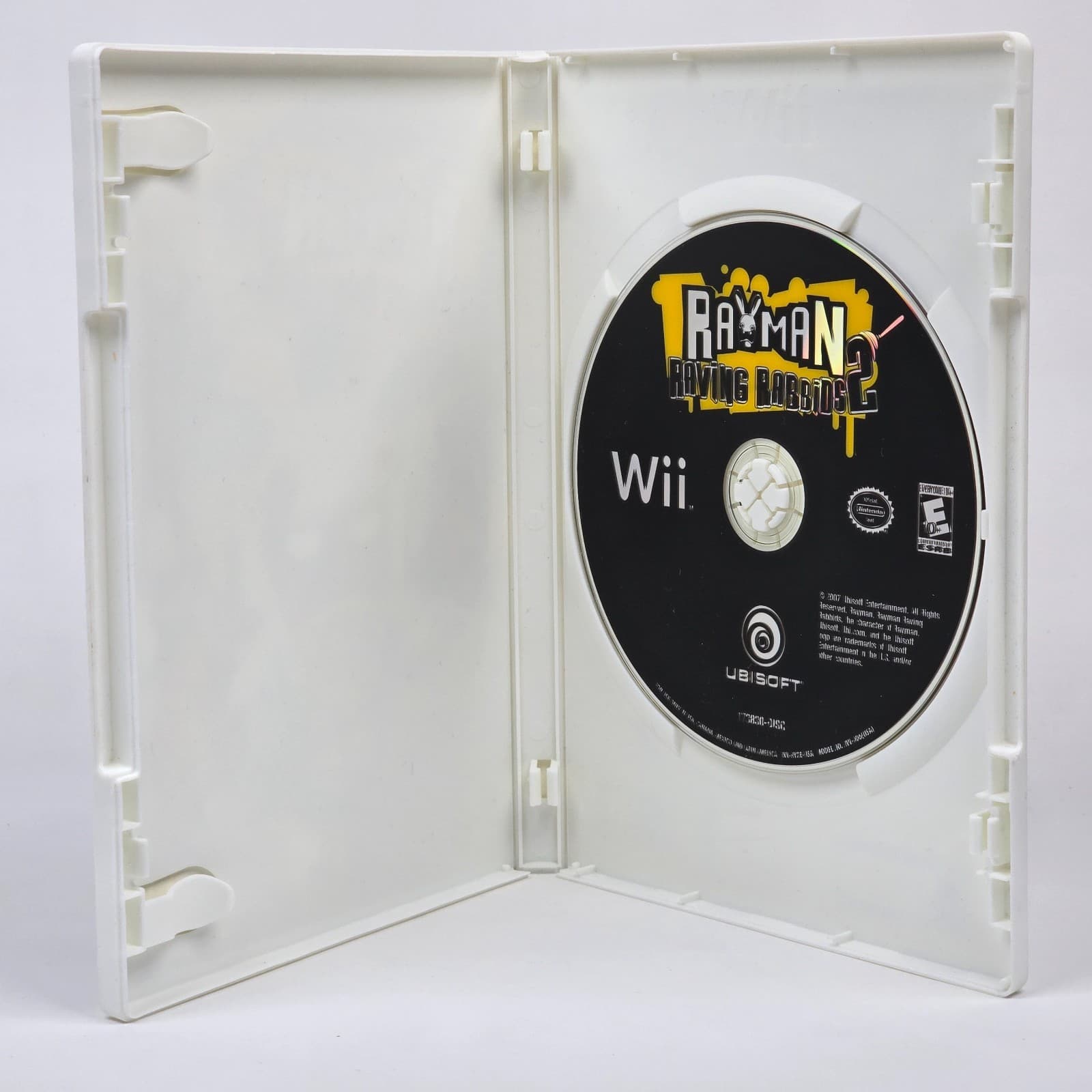 Rayman: Raving Rabbids 2 (Nintendo Wii) Case & Disc - Thumbnail 2