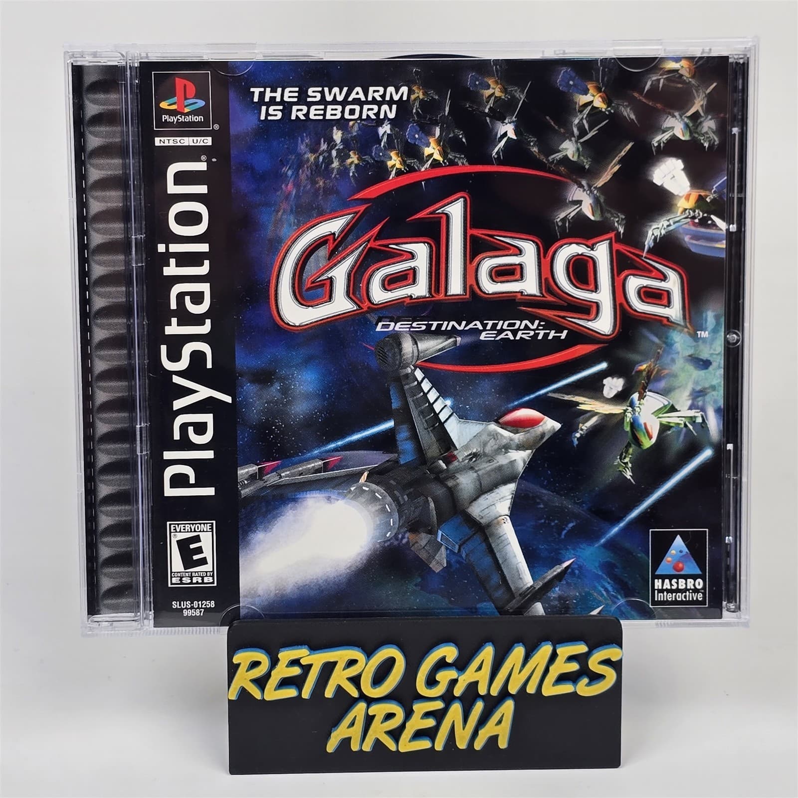 Galaga: Destination Earth (PlayStation 1 PS1) CIB COMPLETE