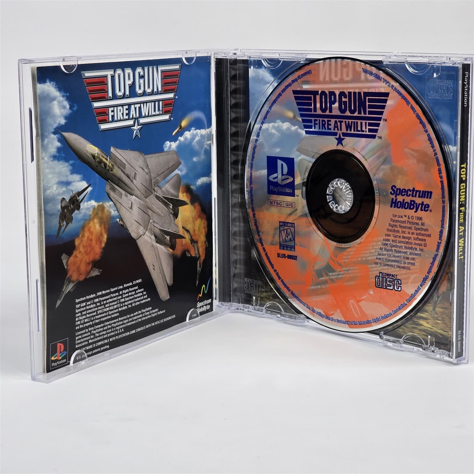 Top Gun: Fire at Will (PlayStation 1 PS1) CIB COMPLETE - Thumbnail 2