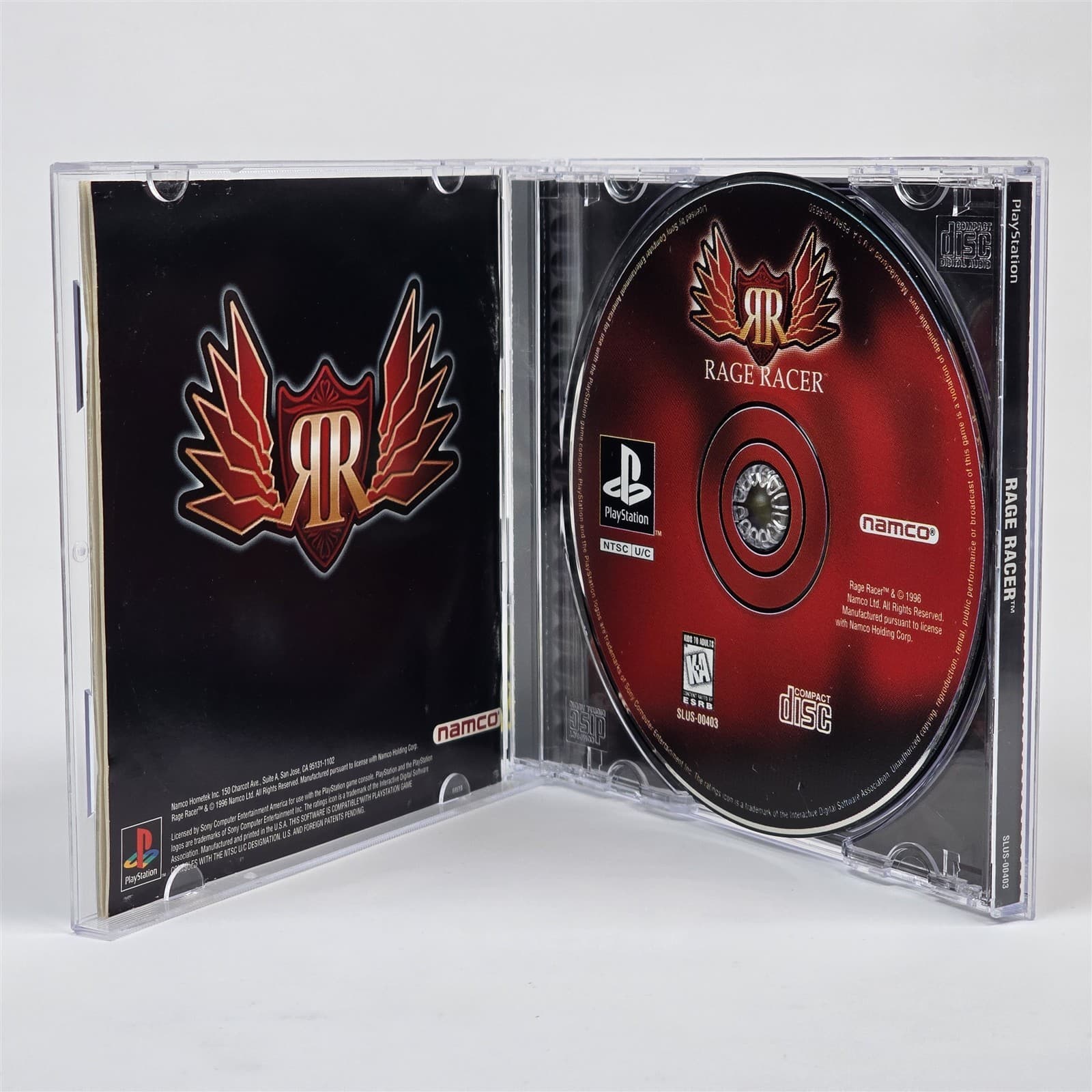 Rage Racer (PlayStation 1 PS1) CIB COMPLETE - Thumbnail 2