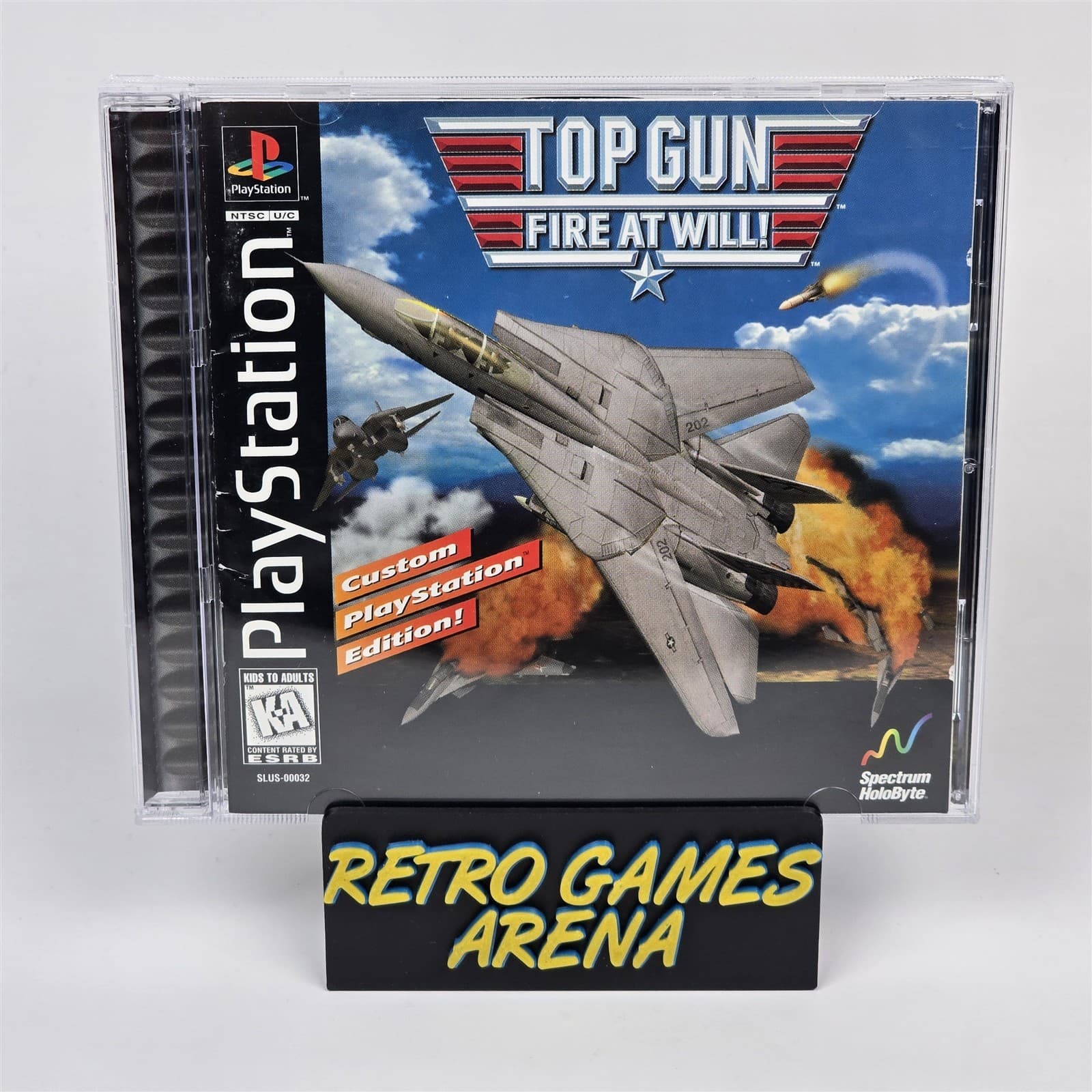 Top Gun: Fire at Will (PlayStation 1 PS1) CIB COMPLETE