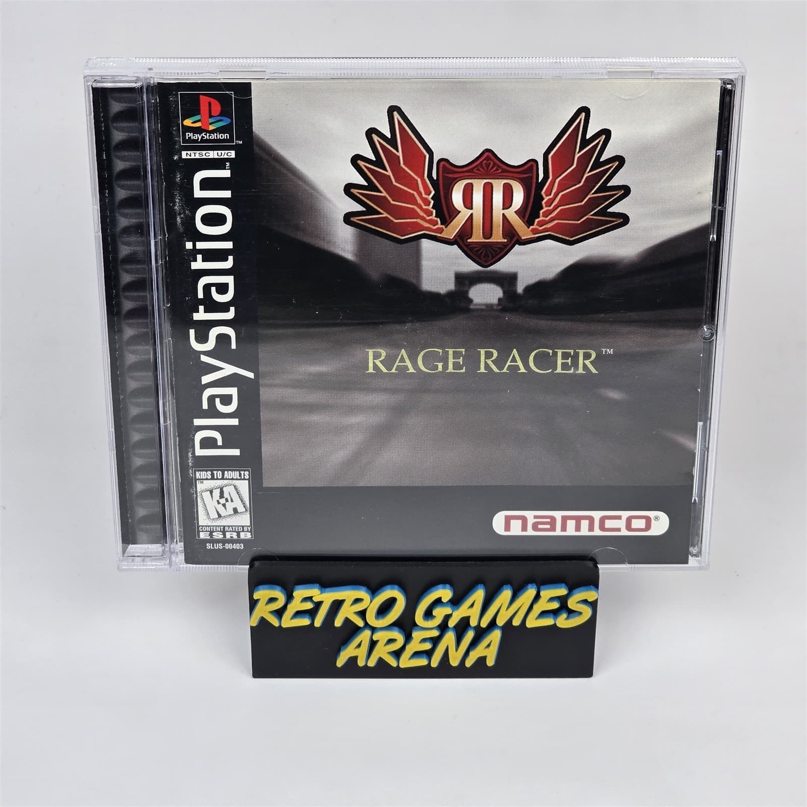 Rage Racer (PlayStation 1 PS1) CIB COMPLETE