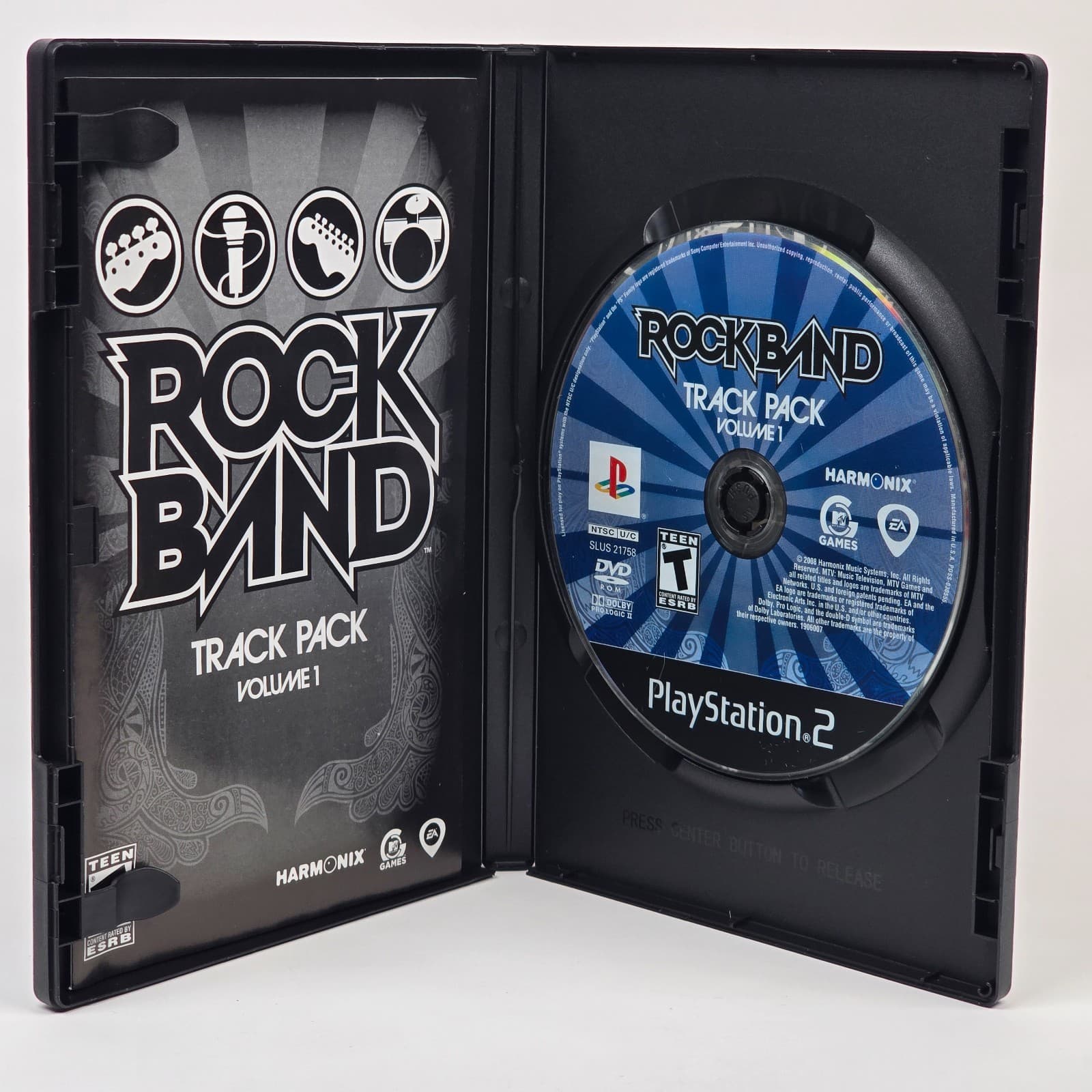 Rock Band Track Pack: Volume 1 (PlayStation 2 PS2) CIB COMPLETE - Thumbnail 2