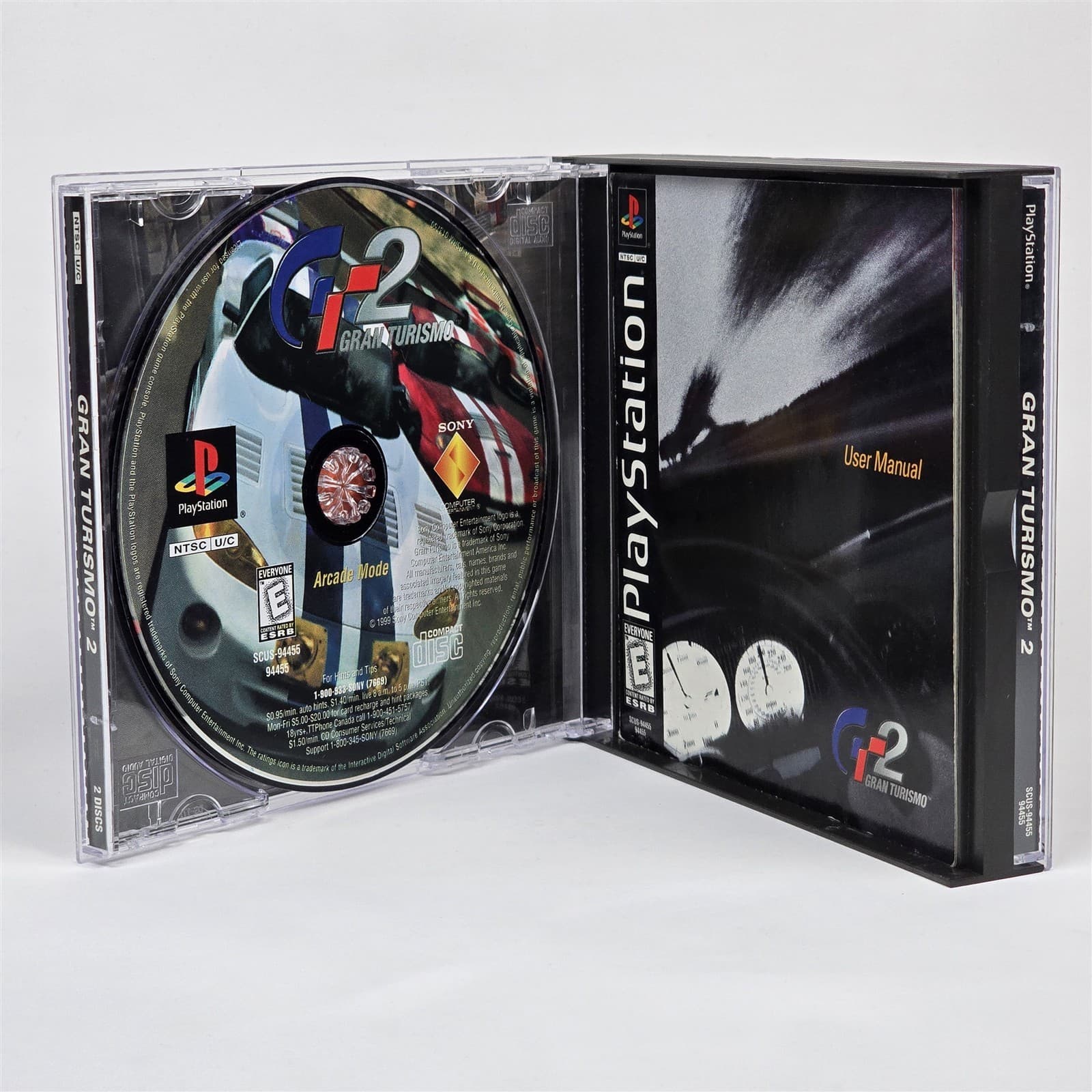 Gran Turismo 2 (PlayStation 1 PS1) Black Label CIB COMPLETE - Thumbnail 2