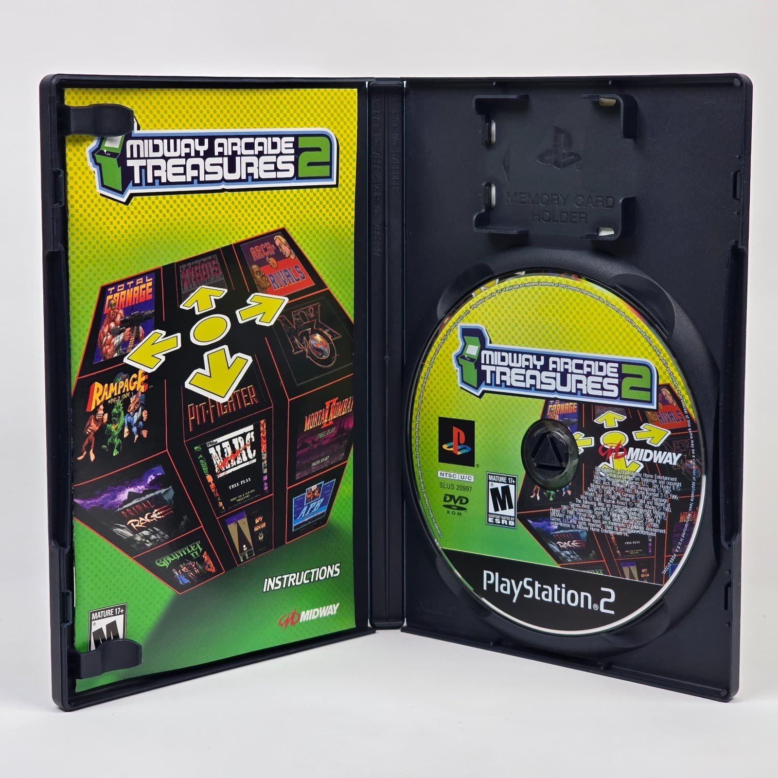 Midway Arcade Treasures 2 (PlayStation 2 PS2) CIB COMPLETE - Thumbnail 2
