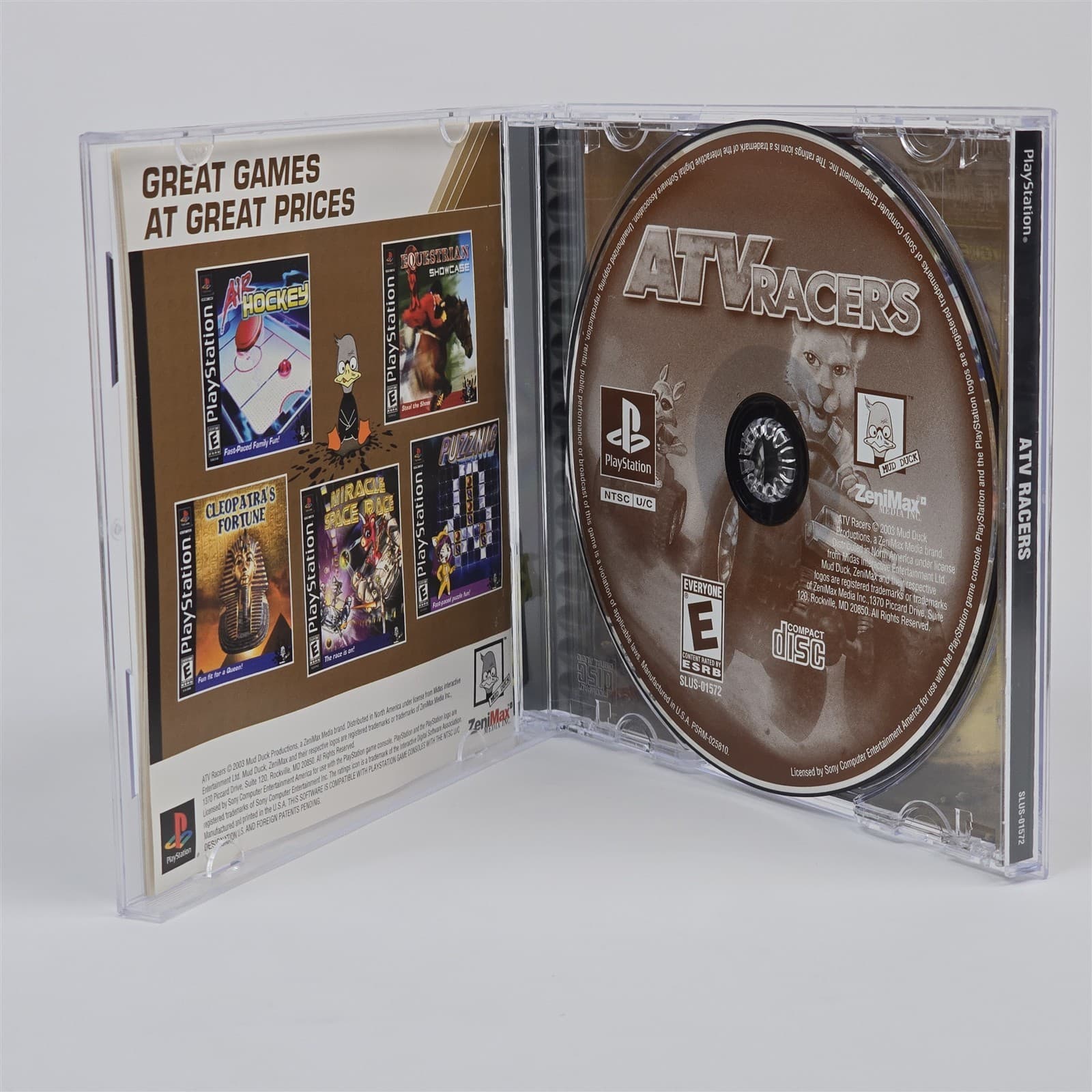 ATV Racers (PlayStation 1 PS1) CIB COMPLETE - Thumbnail 2