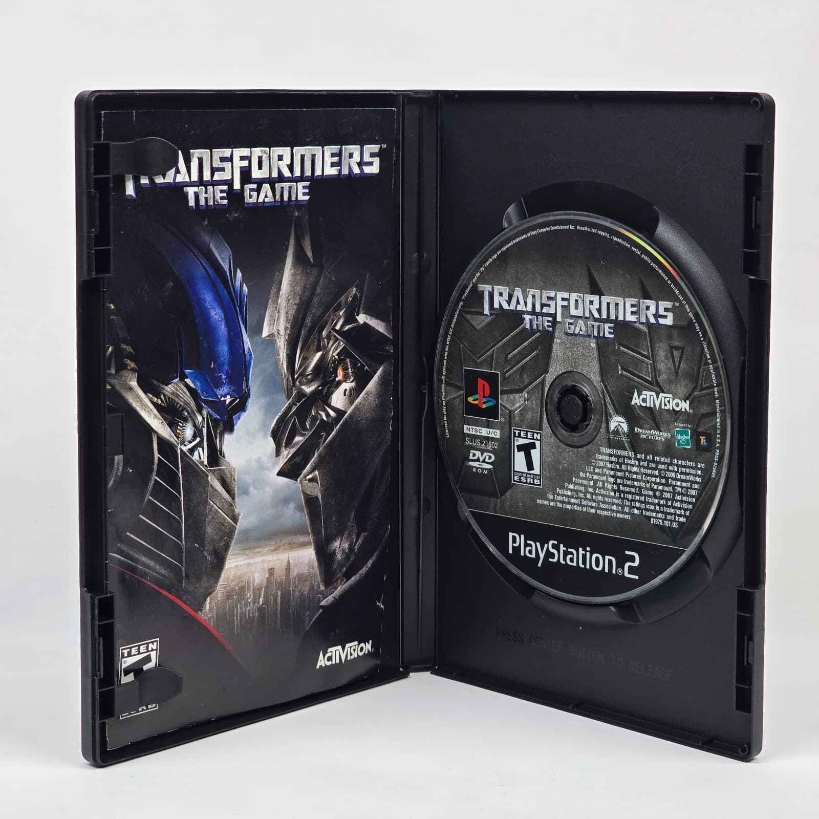 Transformers: The Game (PlayStation 2 PS2) Black Label CIB COMPLETE - Thumbnail 2