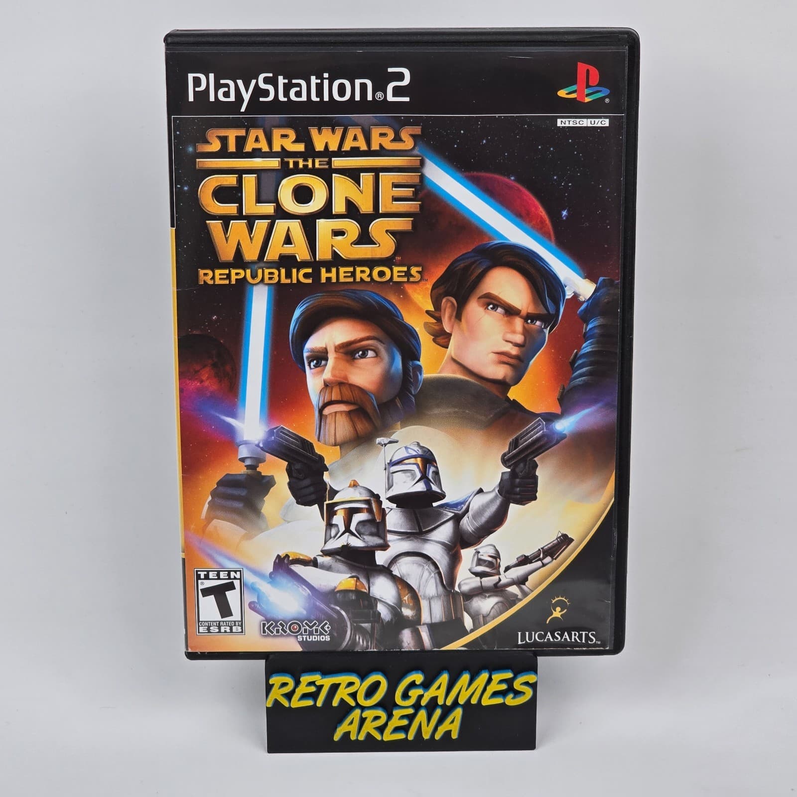 Star Wars: The Clone Wars - Republic Heroes (PlayStation 2 PS2) CIB COMPLETE