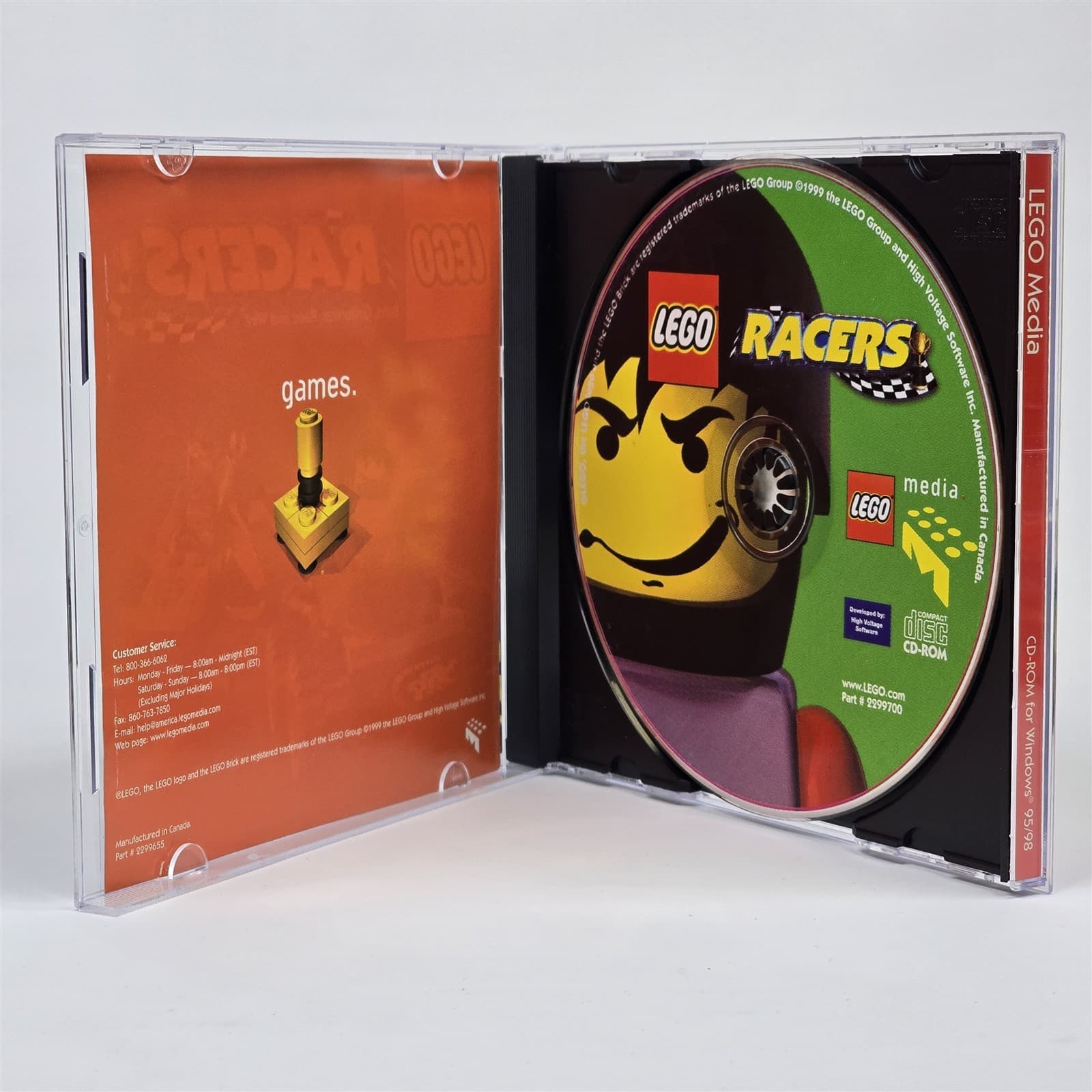 LEGO Racers (PC CD-ROM) Jewel CIB COMPLETE - Thumbnail 2
