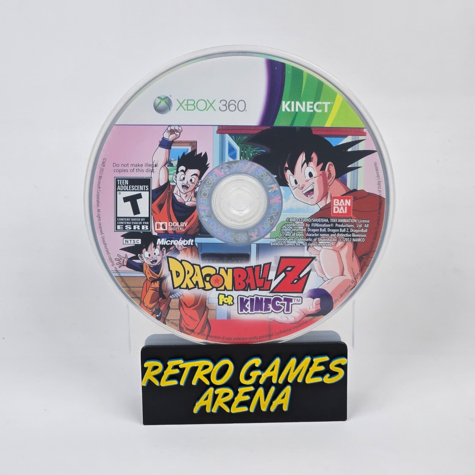 Dragon Ball Z for Kinect (Xbox 360) Disc