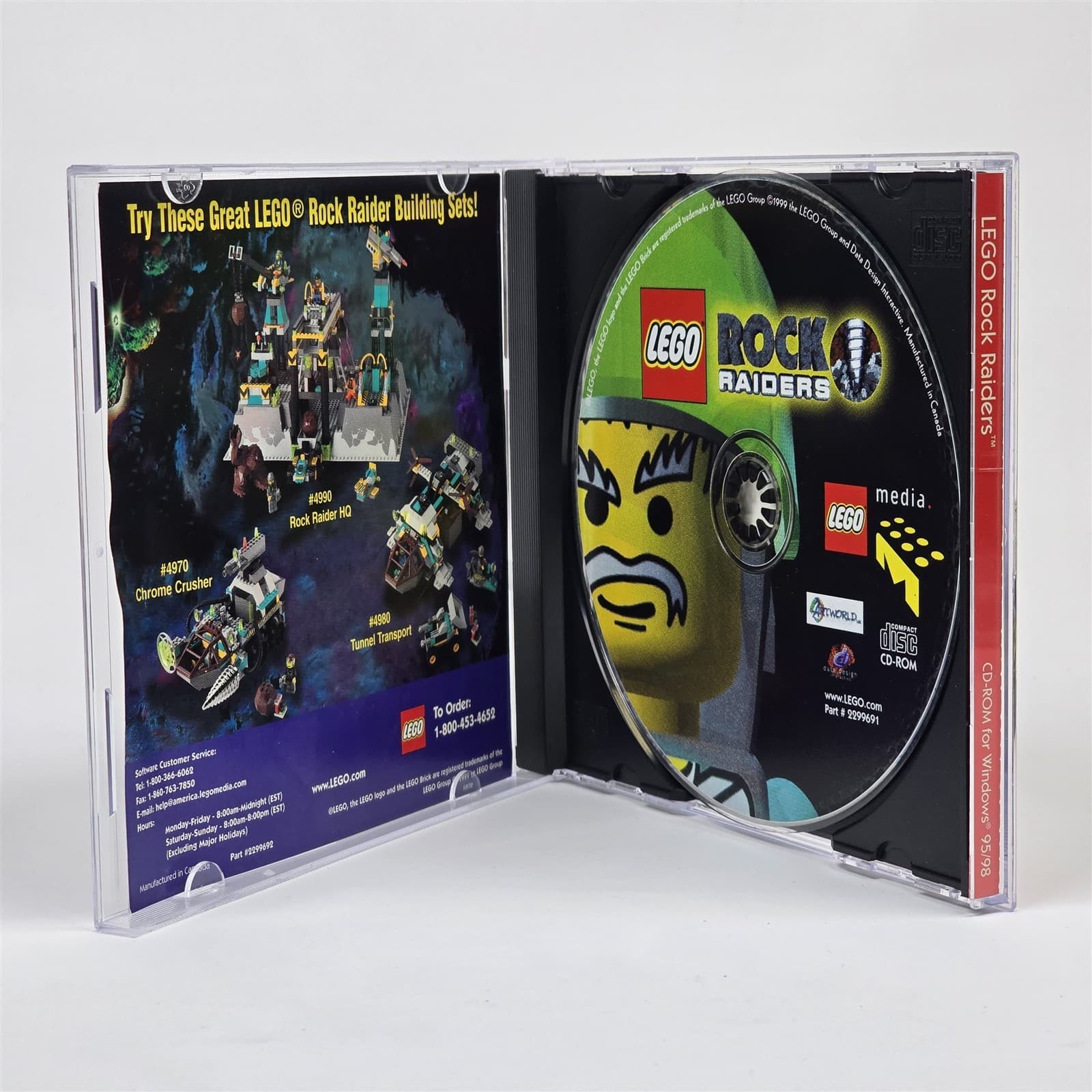LEGO: Rock Raiders (PC CD-ROM) Jewel CIB COMPLETE - Thumbnail 2