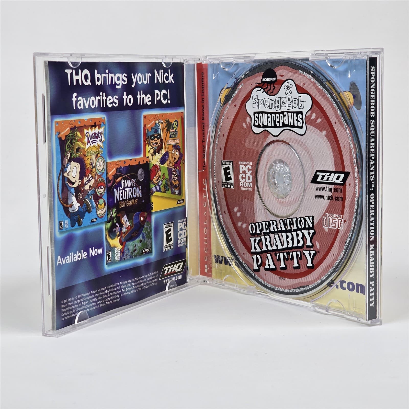 SpongeBob SquarePants: Operation Krabby Patty (PC CD-ROM) Jewel CIB COMPLETE - Thumbnail 2
