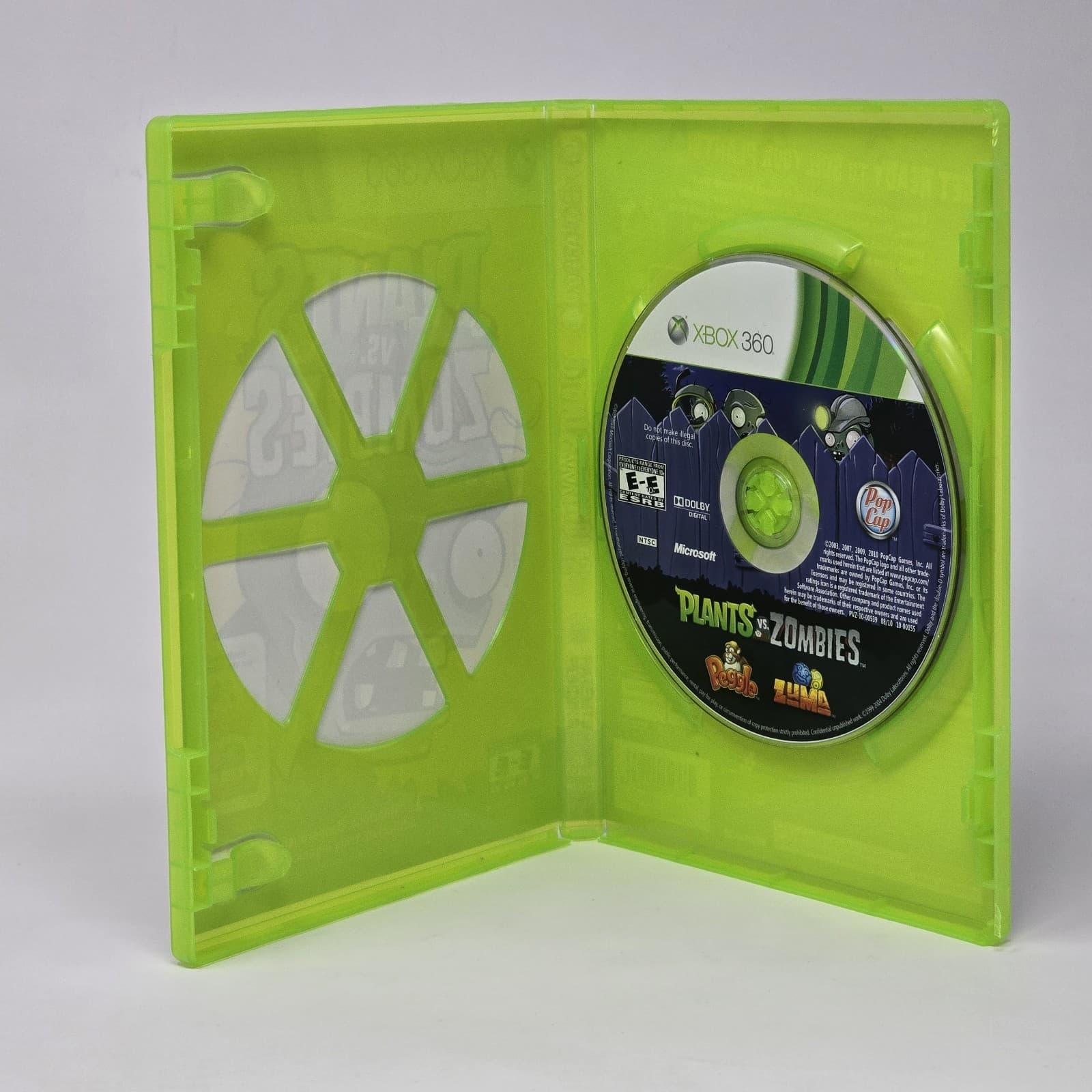 Plants vs. Zombies + Peggle + Zuma (Xbox 360) Case & Disc TESTED - Thumbnail 2