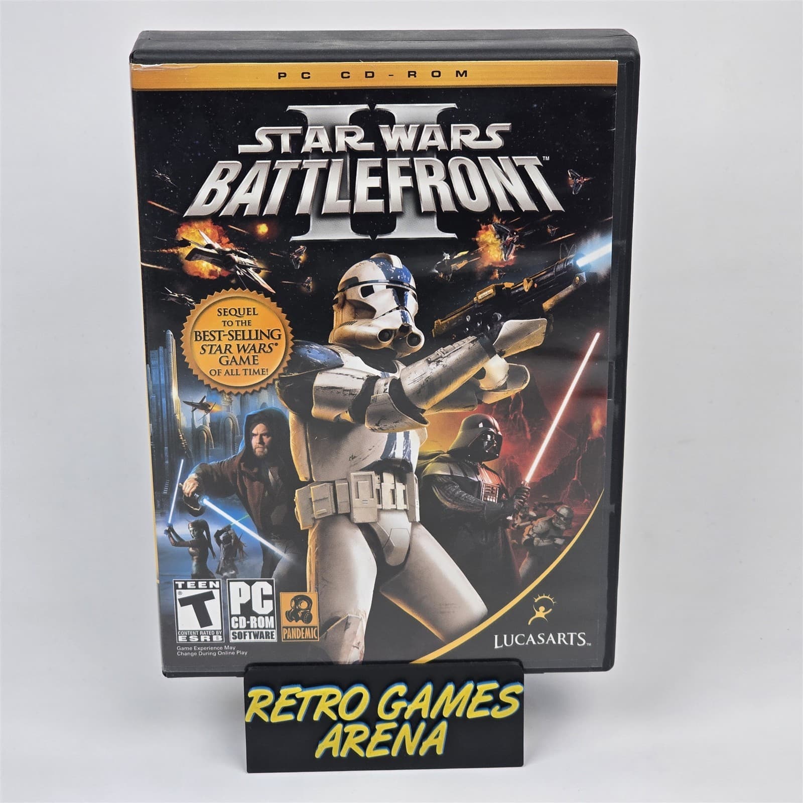 Star Wars: Battlefront II 2 (PC CD-ROM) CIB COMPLETE with Key