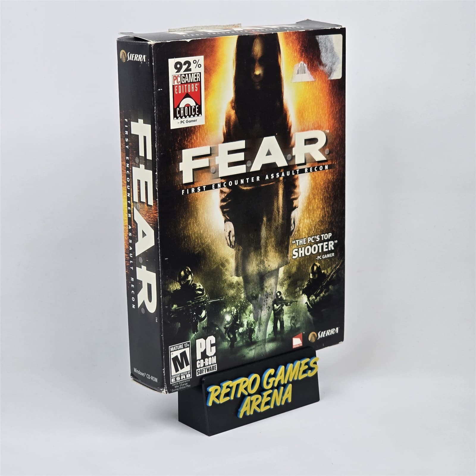 F.E.A.R. FEAR (PC CD-ROM) Small Box CIB COMPLETE with Key