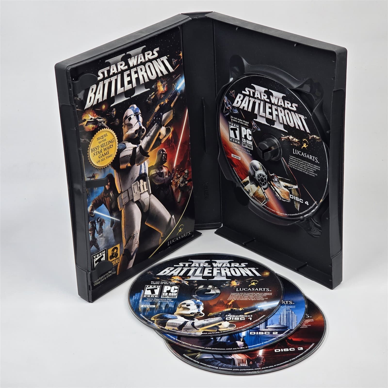 Star Wars: Battlefront II 2 (PC CD-ROM) CIB COMPLETE with Key - Thumbnail 2