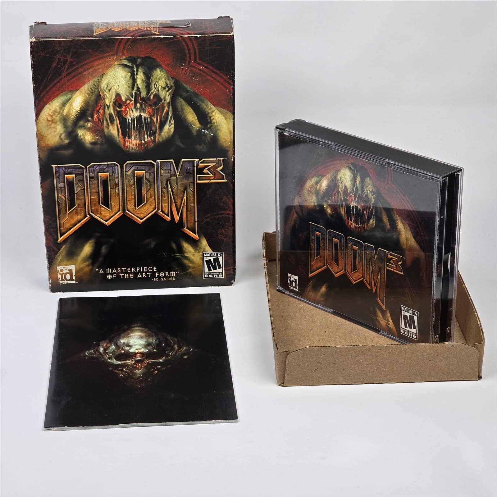 Doom 3 (PC CD-ROM) Small Box CIB COMPLETE - Thumbnail 2