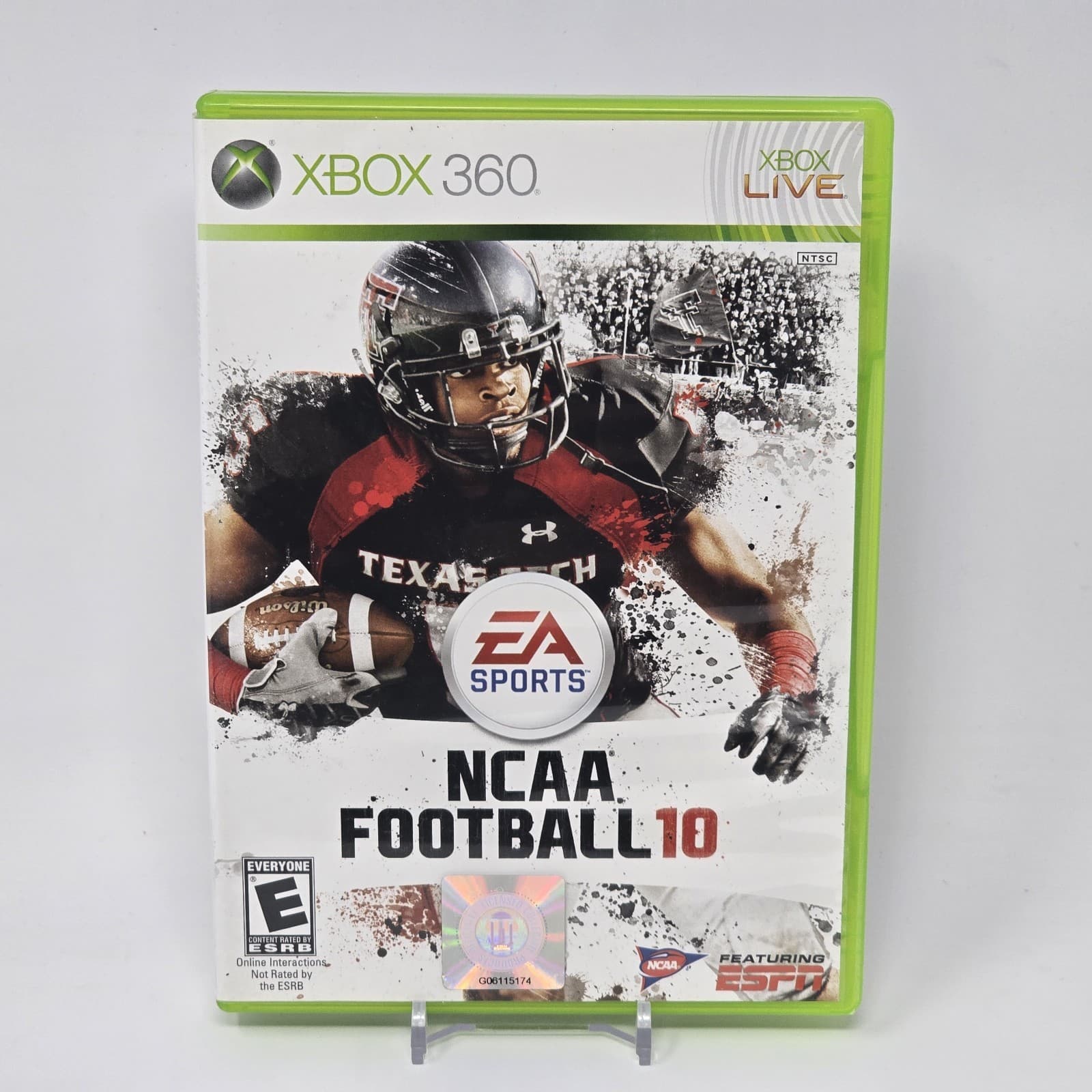 NCAA Football 10 (Xbox 360) CIB COMPLETE & TESTED