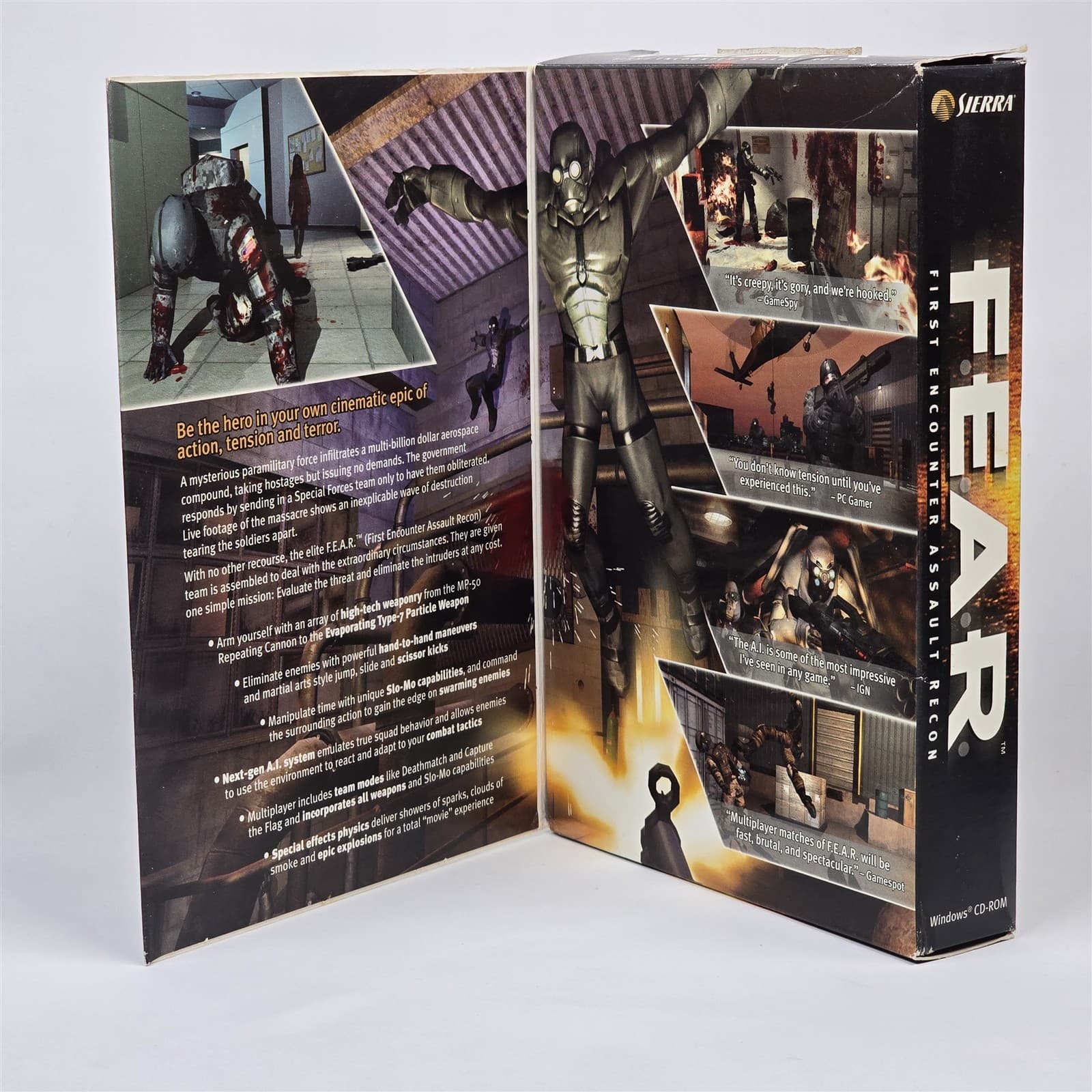 F.E.A.R. FEAR (PC CD-ROM) Small Box CIB COMPLETE with Key - Thumbnail 2