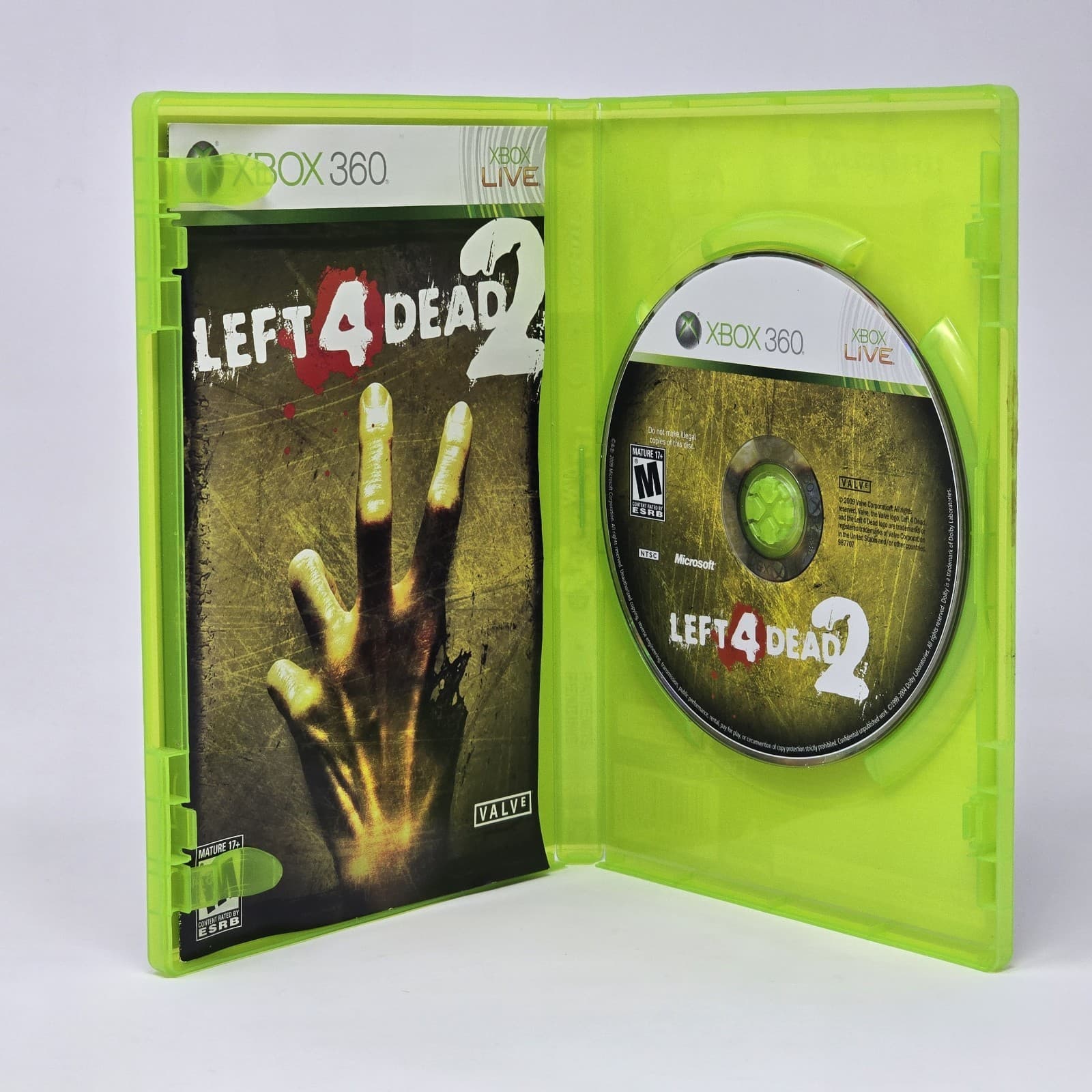 Left 4 Dead 2 (Xbox 360) White Label CIB COMPLETE & TESTED - Thumbnail 2