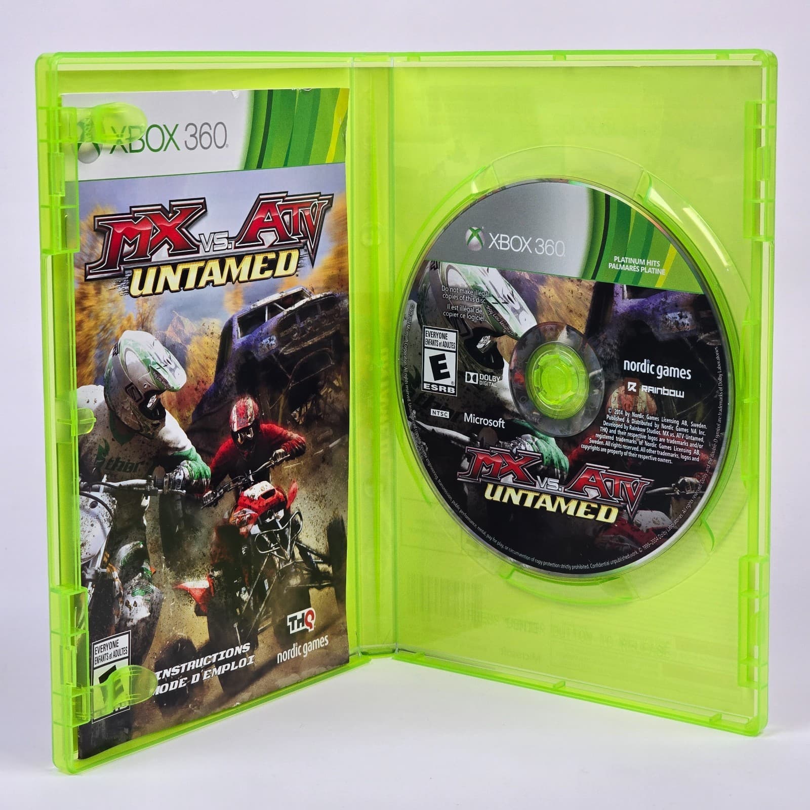 MX vs ATV: Untamed (Xbox 360) Platinum Hits CIB COMPLETE - Thumbnail 2