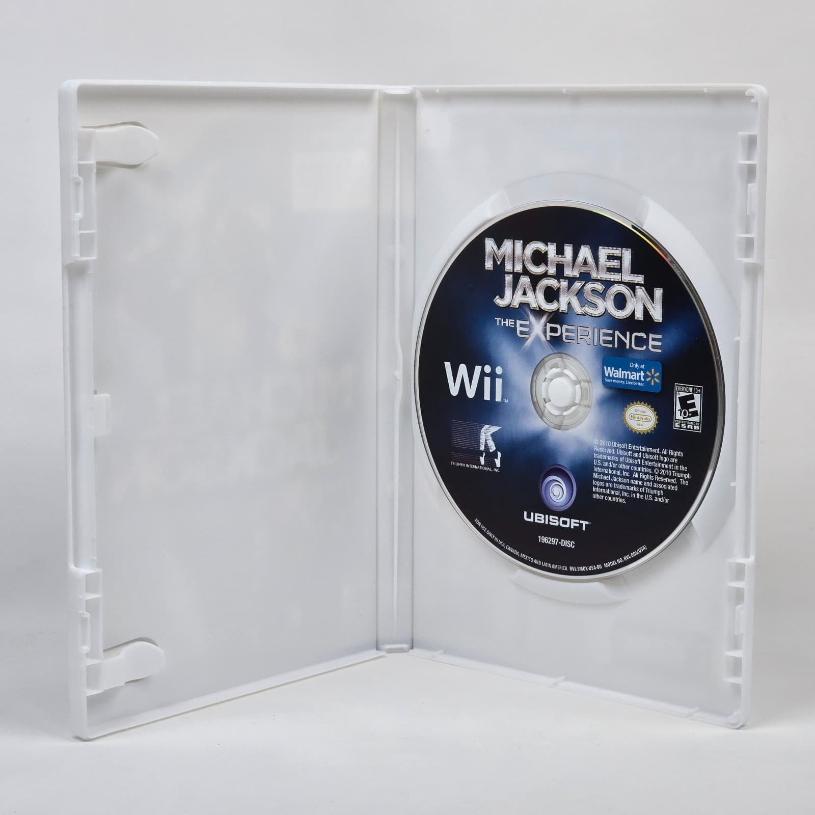 Michael Jackson: The Experience (Nintendo Wii) Case & Disc - Thumbnail 2
