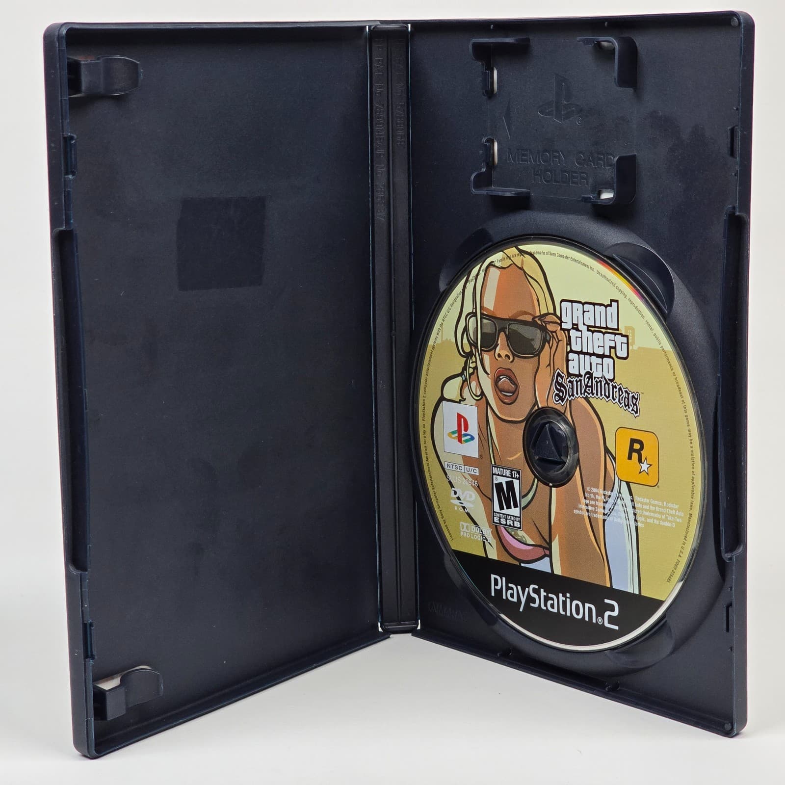 Grand Theft Auto: San Andreas (PlayStation 2 PS2) Black Label Case & Disc - Thumbnail 2