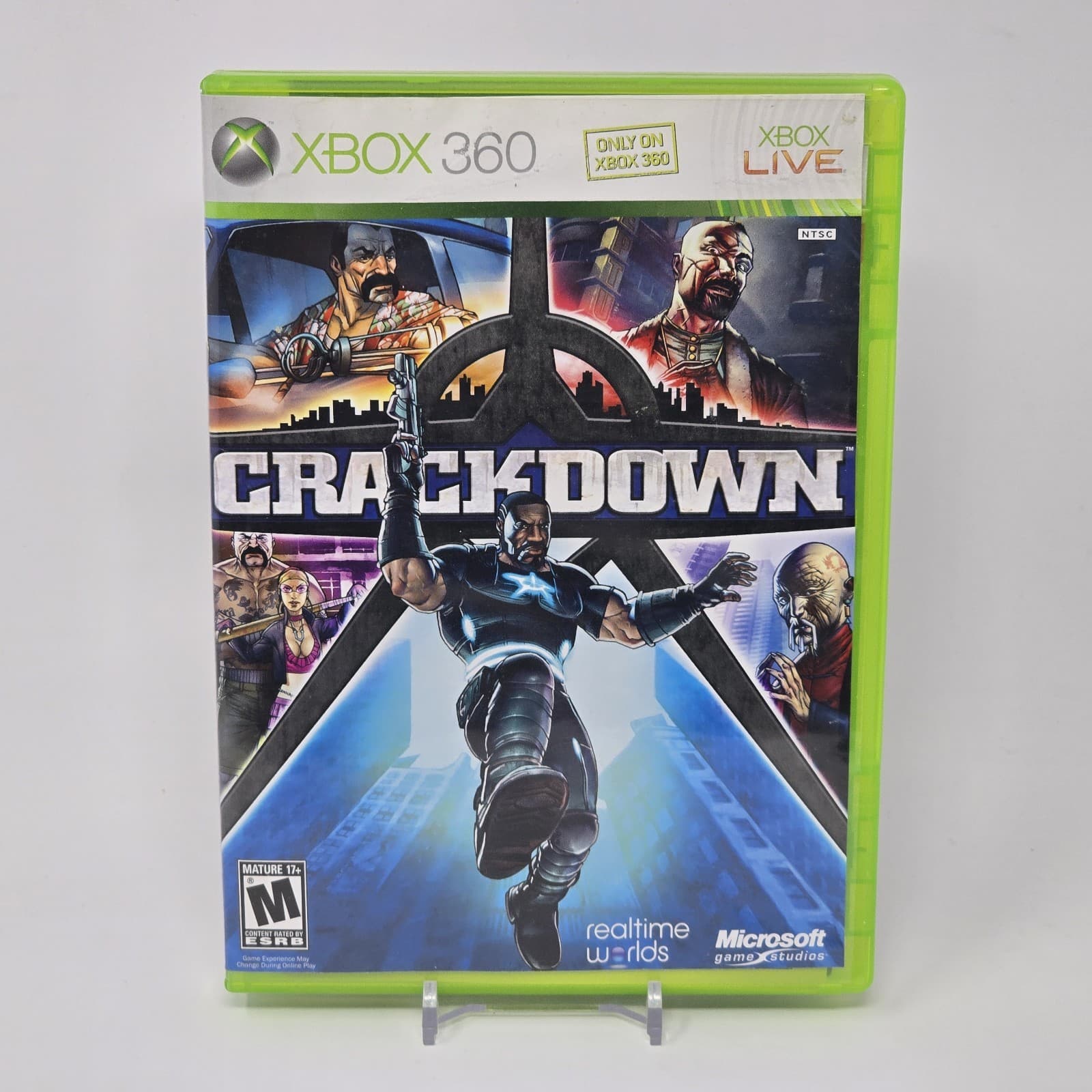 Crackdown (Xbox 360) CIB COMPLETE & TESTED