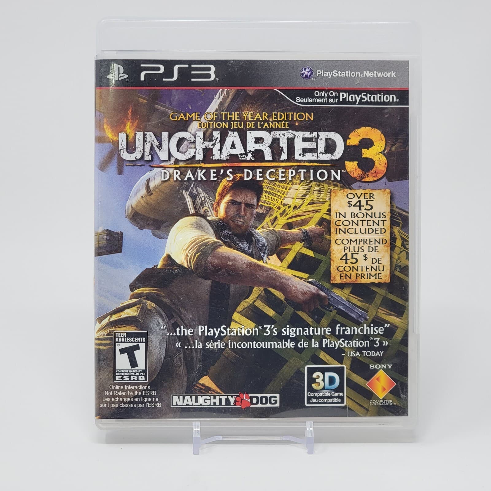 Uncharted 3: Drake's Deception GOY Edition (PlayStation 3 PS3) CIB COMPLETE