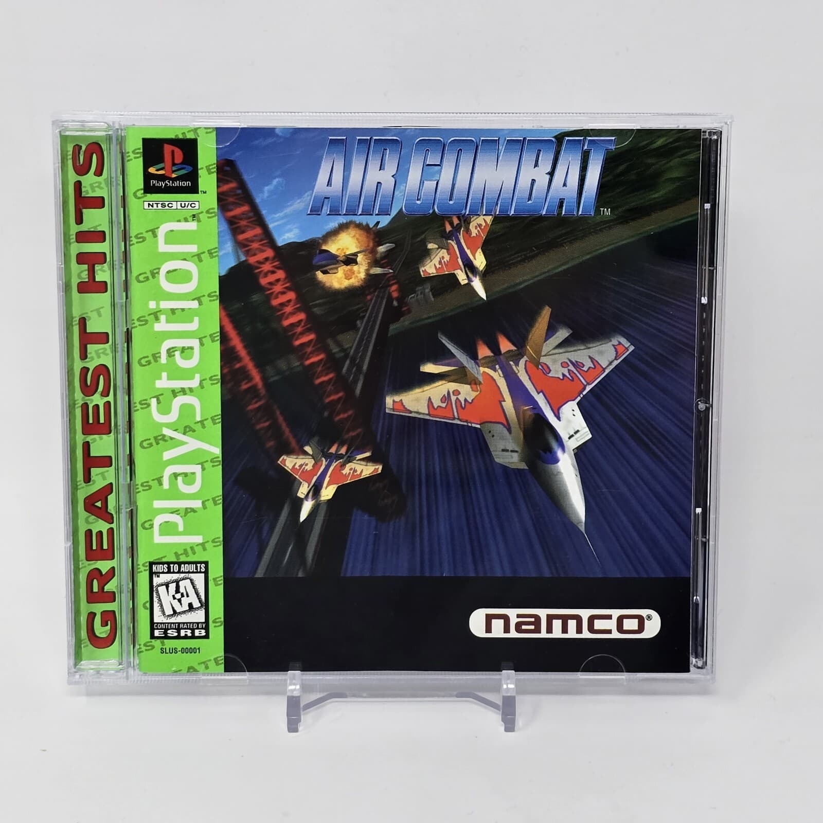 Air Combat (PlayStation 1 PS1) Greatest Hits CIB COMPLETE & TESTED