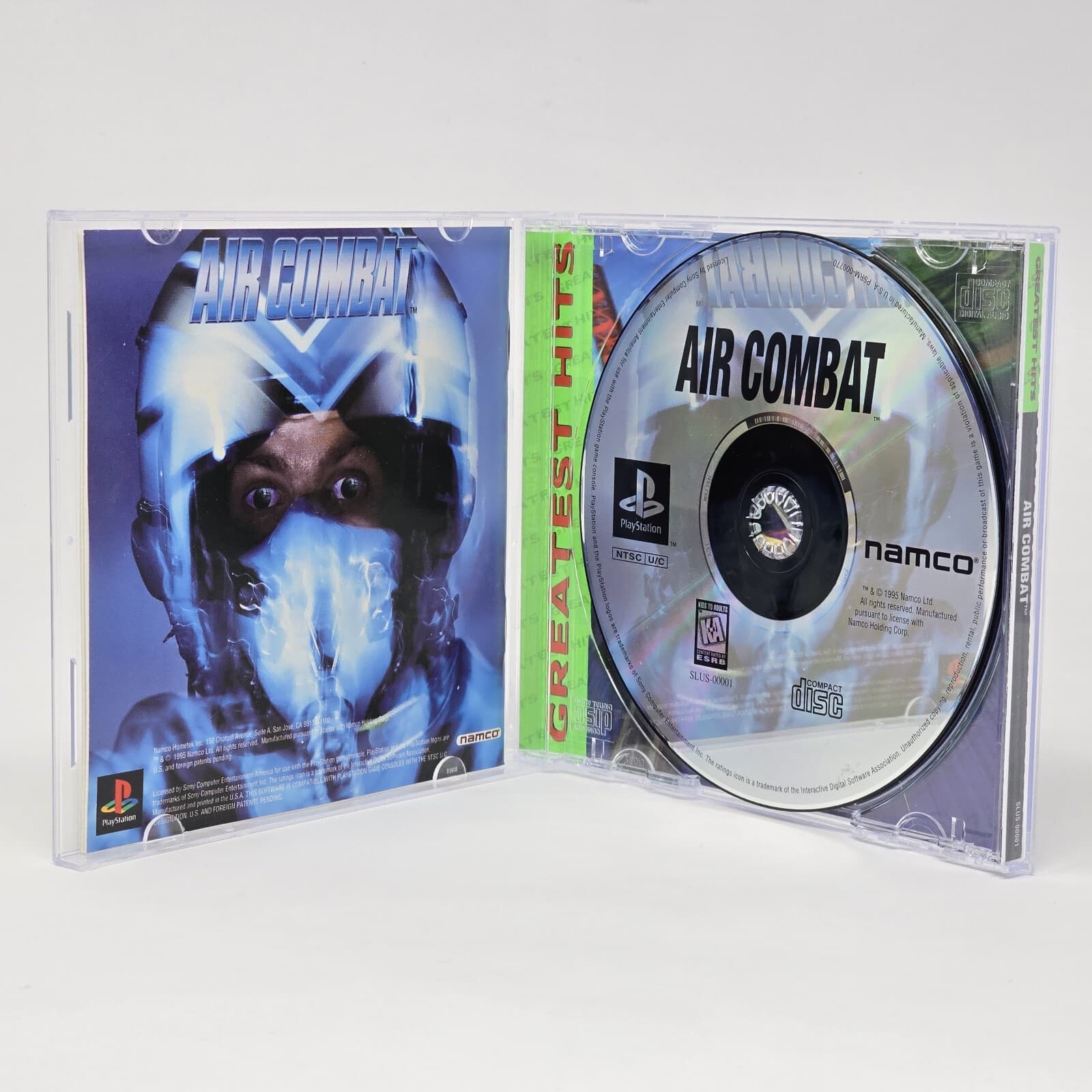 Air Combat (PlayStation 1 PS1) Greatest Hits CIB COMPLETE & TESTED - Thumbnail 2