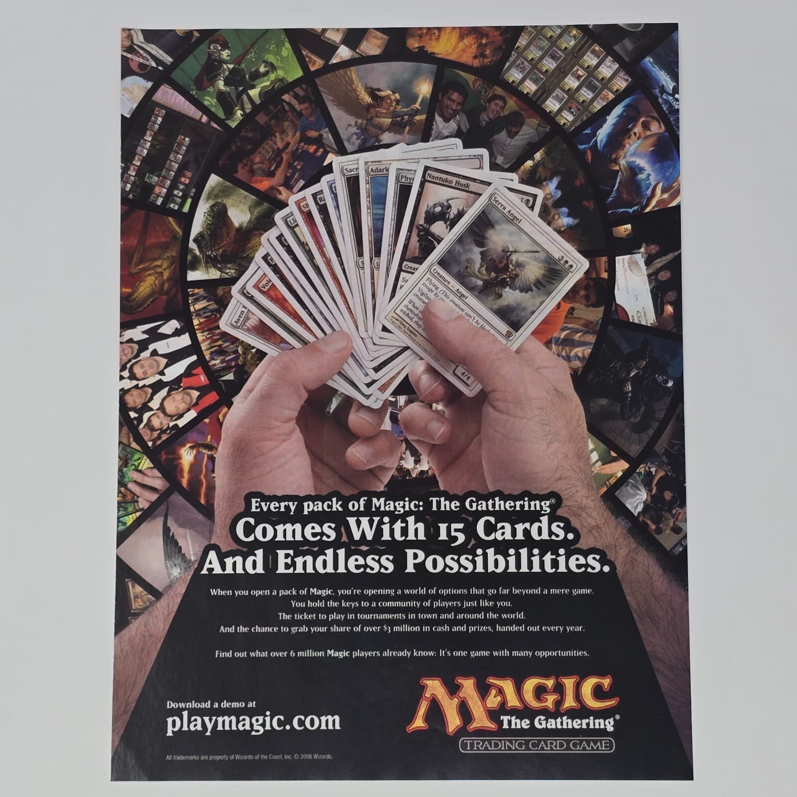 Magic The Gathering Trading Card Game Endless Print Ad/Poster Promo Art