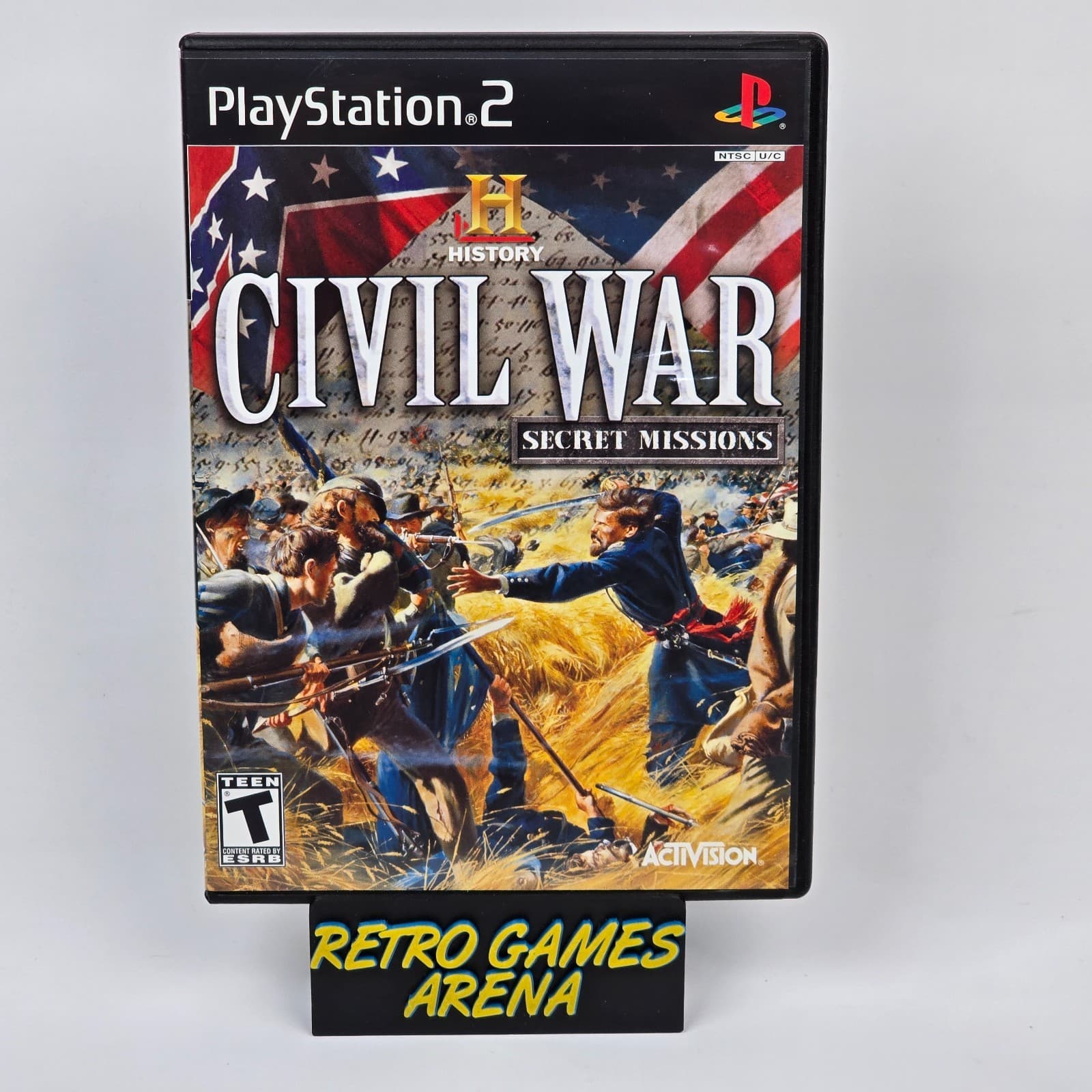 History Channel Civil War: Secret Missions (PlayStation 2 PS2) CIB COMPLETE