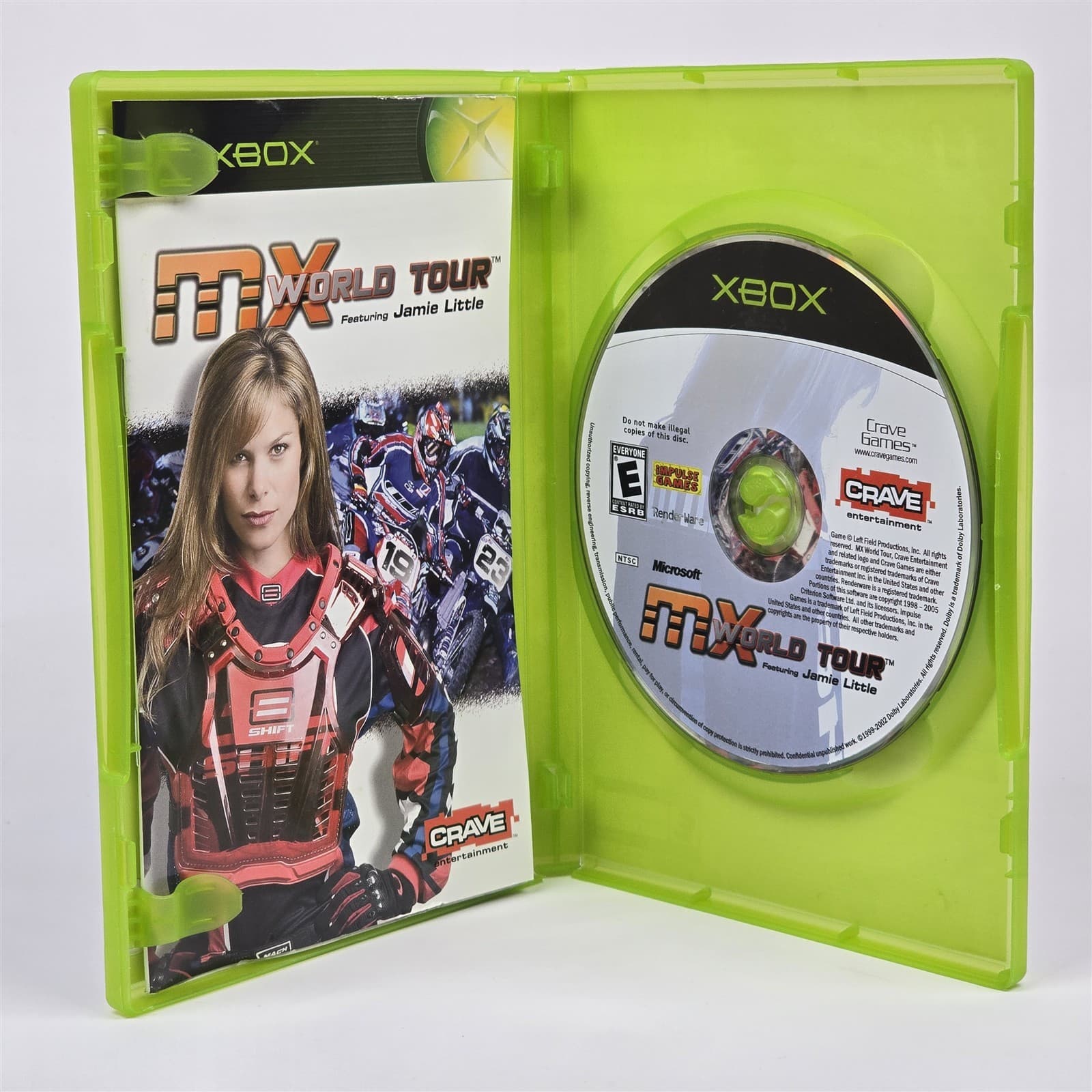 MX World Tour Featuring Jamie Little (Original Xbox) CIB COMPLETE - Thumbnail 2