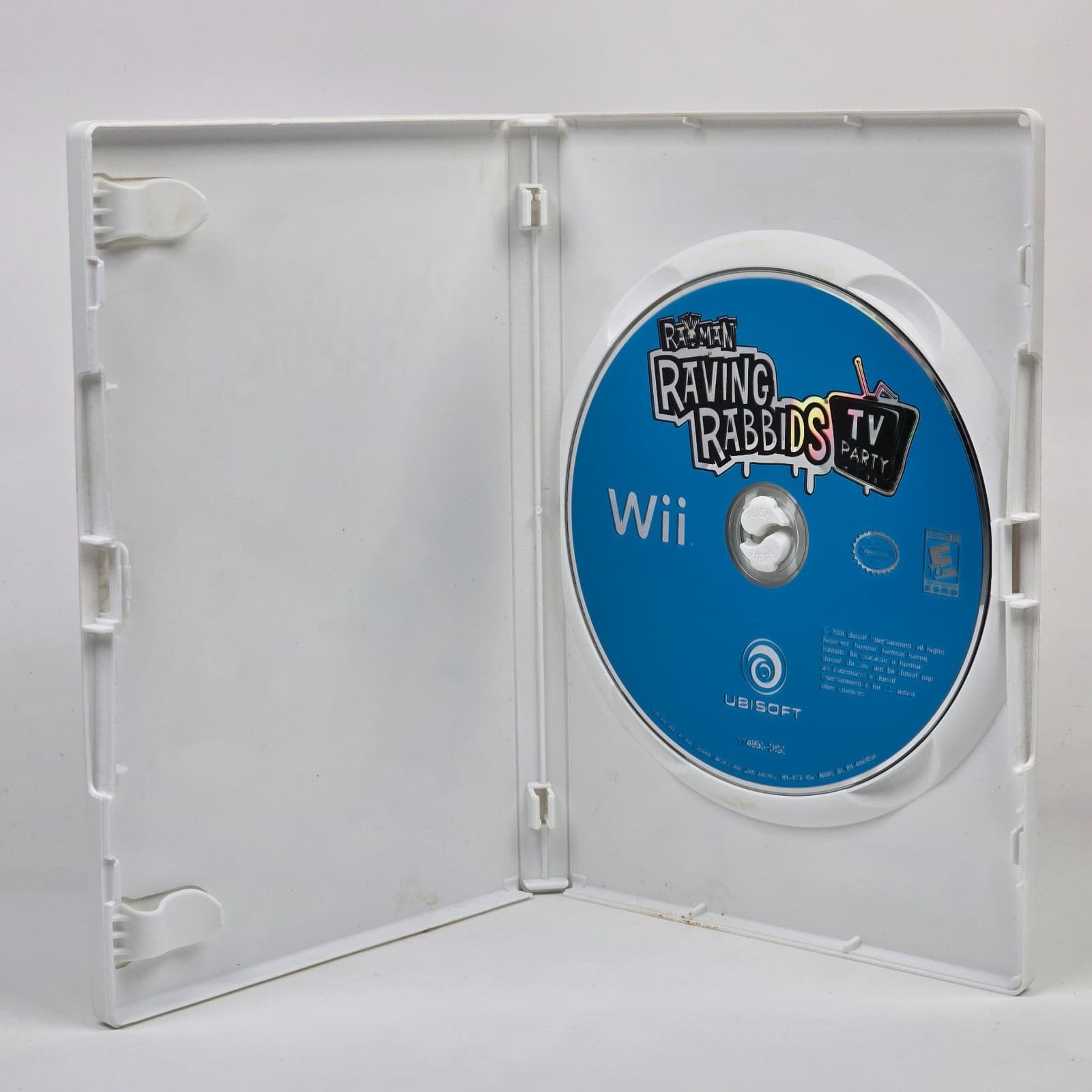 Rayman Raving Rabbids: TV Party (Nintendo Wii) Case & Disc TESTED - Thumbnail 2