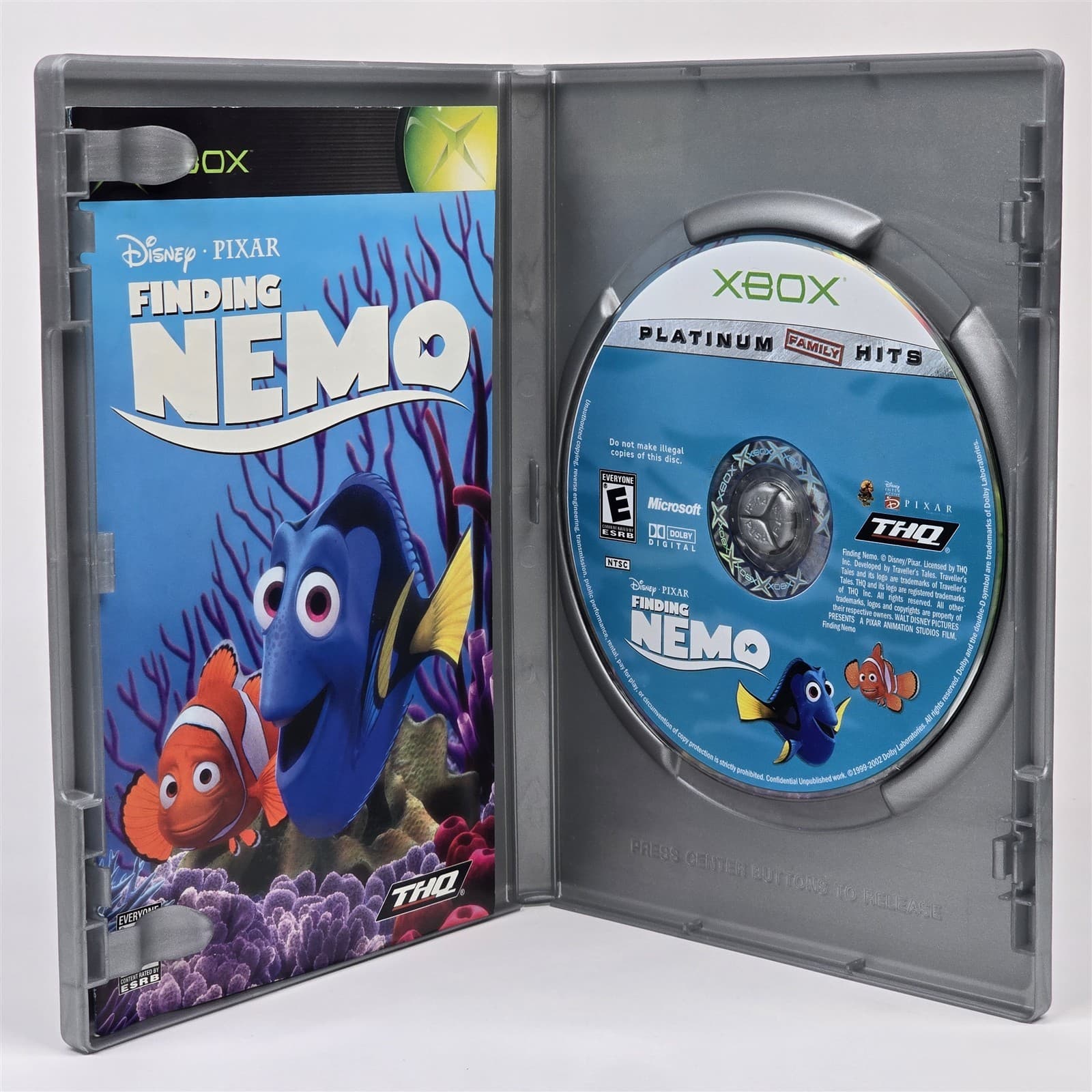 Finding Nemo (Original Xbox) Platinum Hits CIB COMPLETE - Thumbnail 2